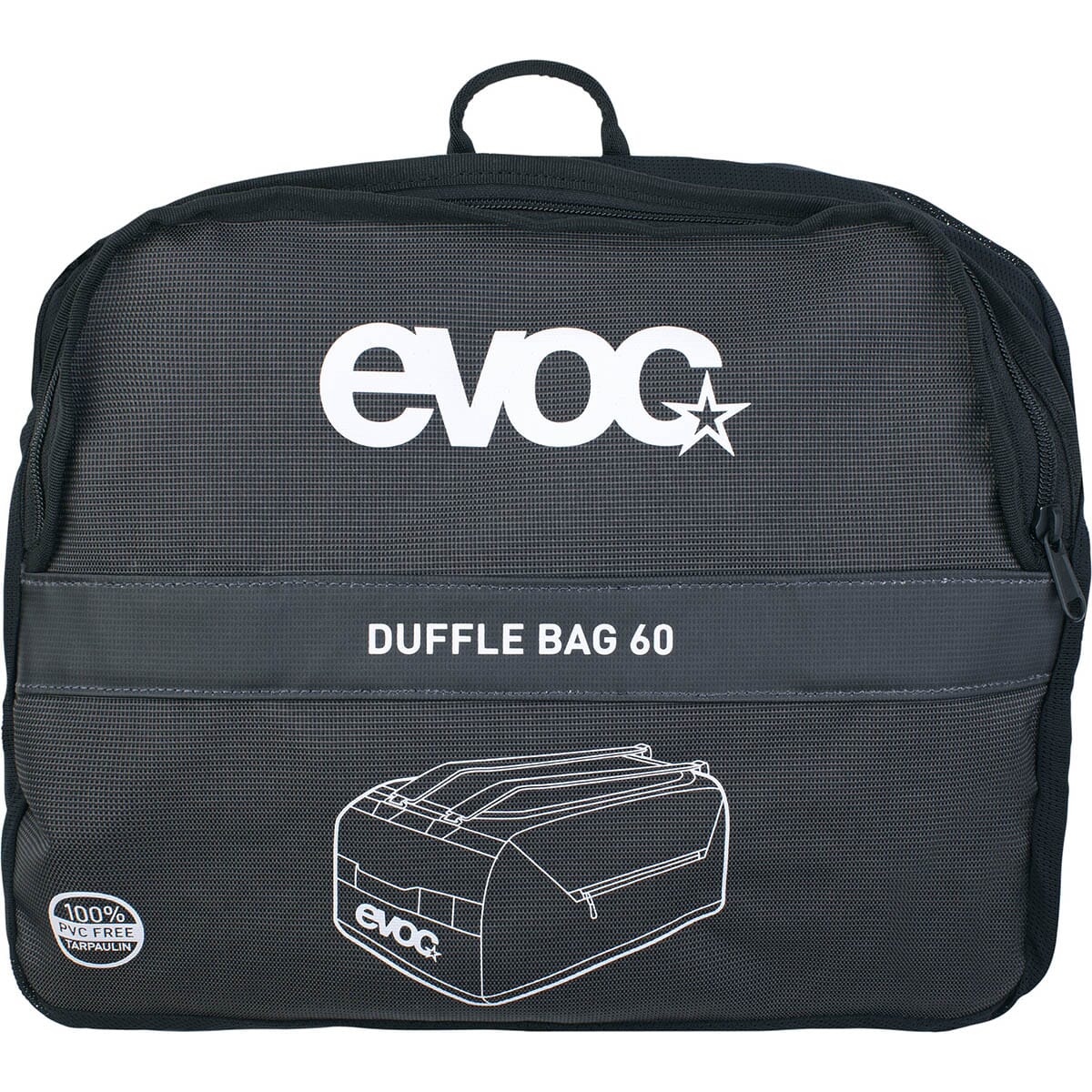 EVOC DUFFLE Torba podróżna 60 L czarna - Image 7