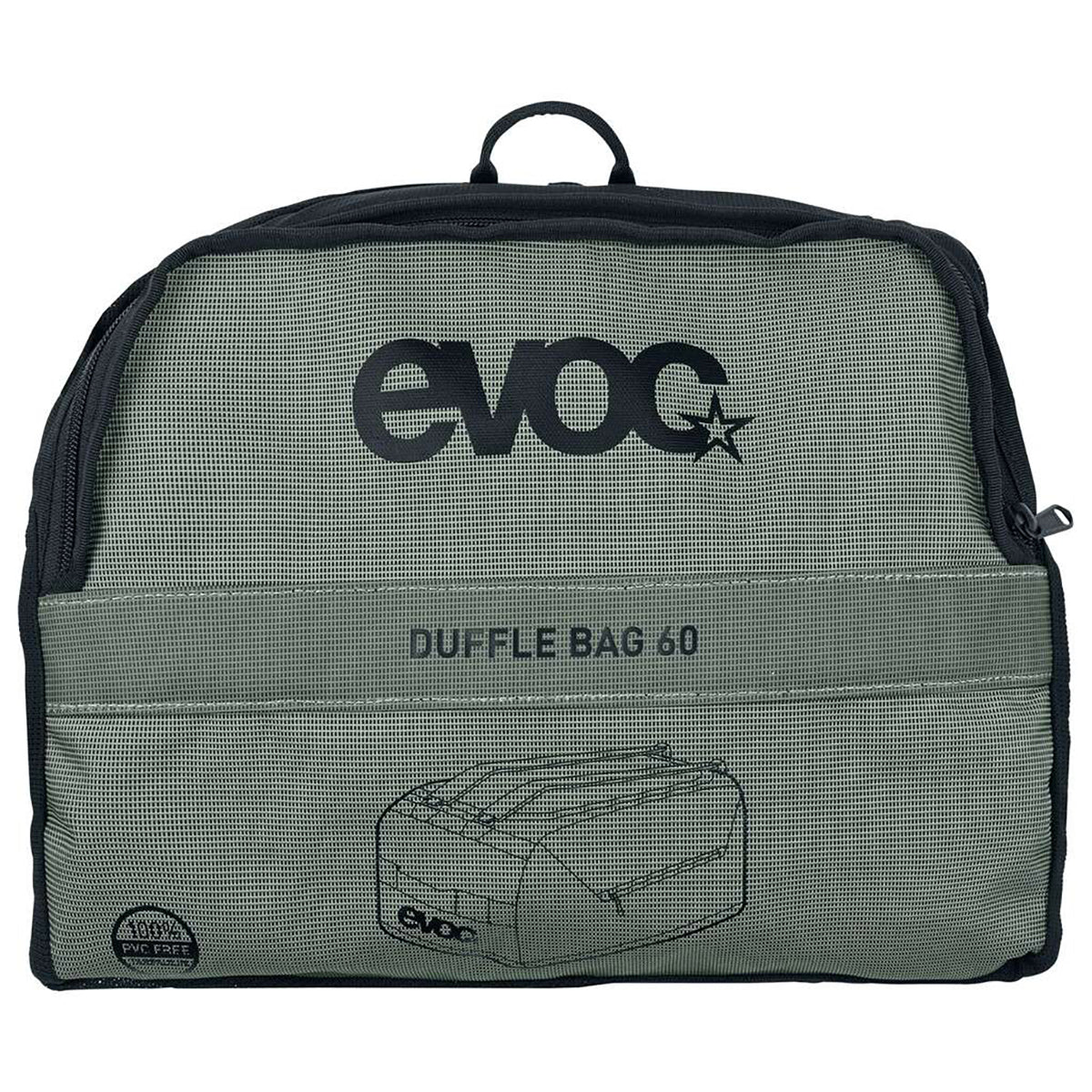 EVOC DUFFLE Torba podróżna 60 L Zielona - Image 5
