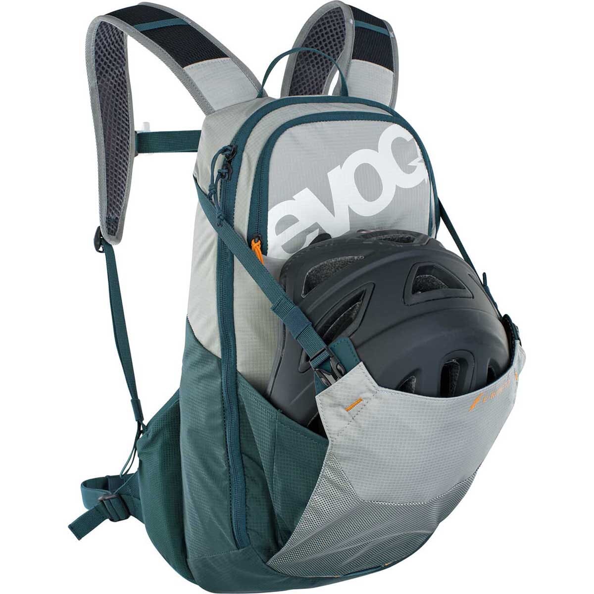 EVOC E-RIDE Backpack 12L Grey/Petrol - Image 3