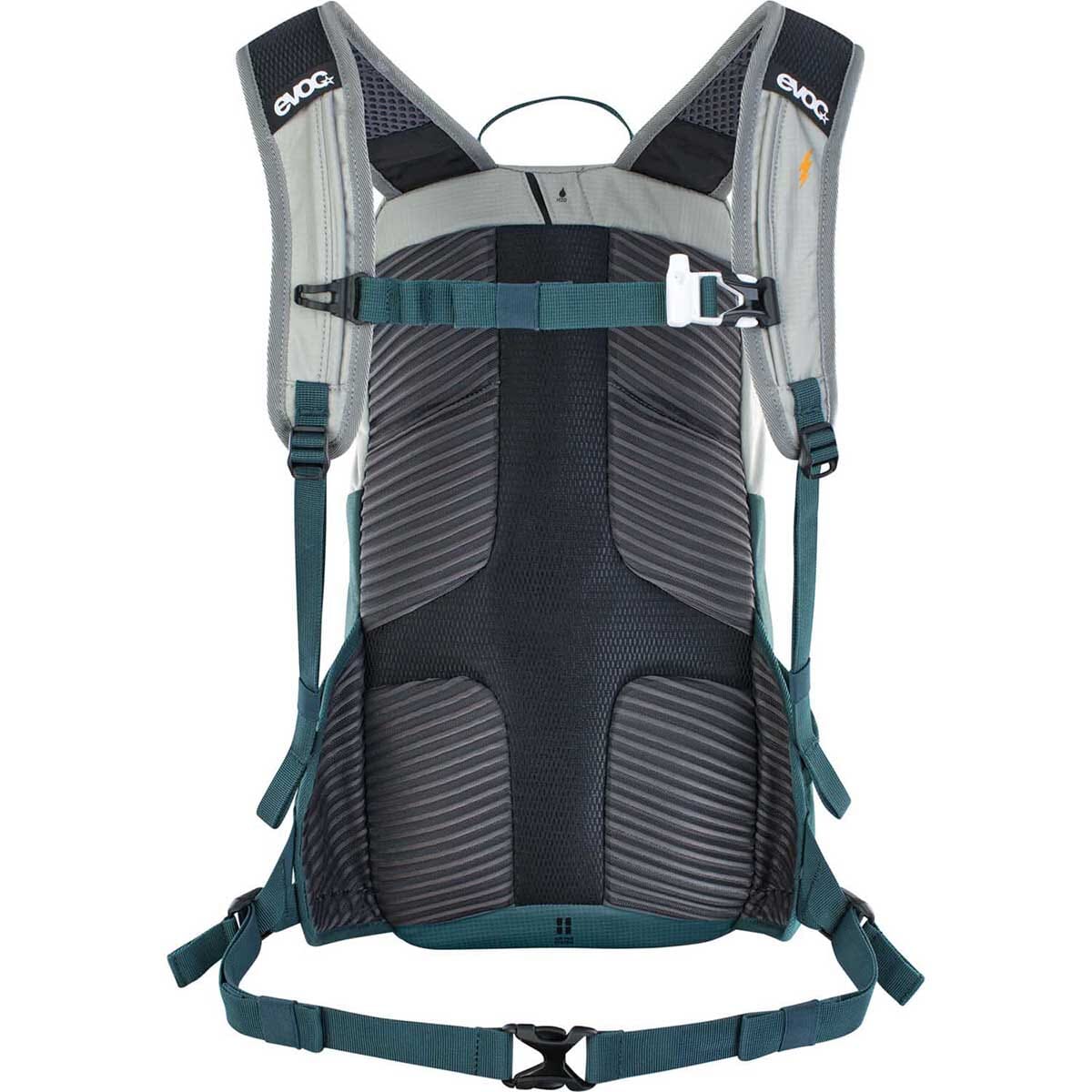 EVOC E-RIDE Backpack 12L Grey/Petrol - Image 4