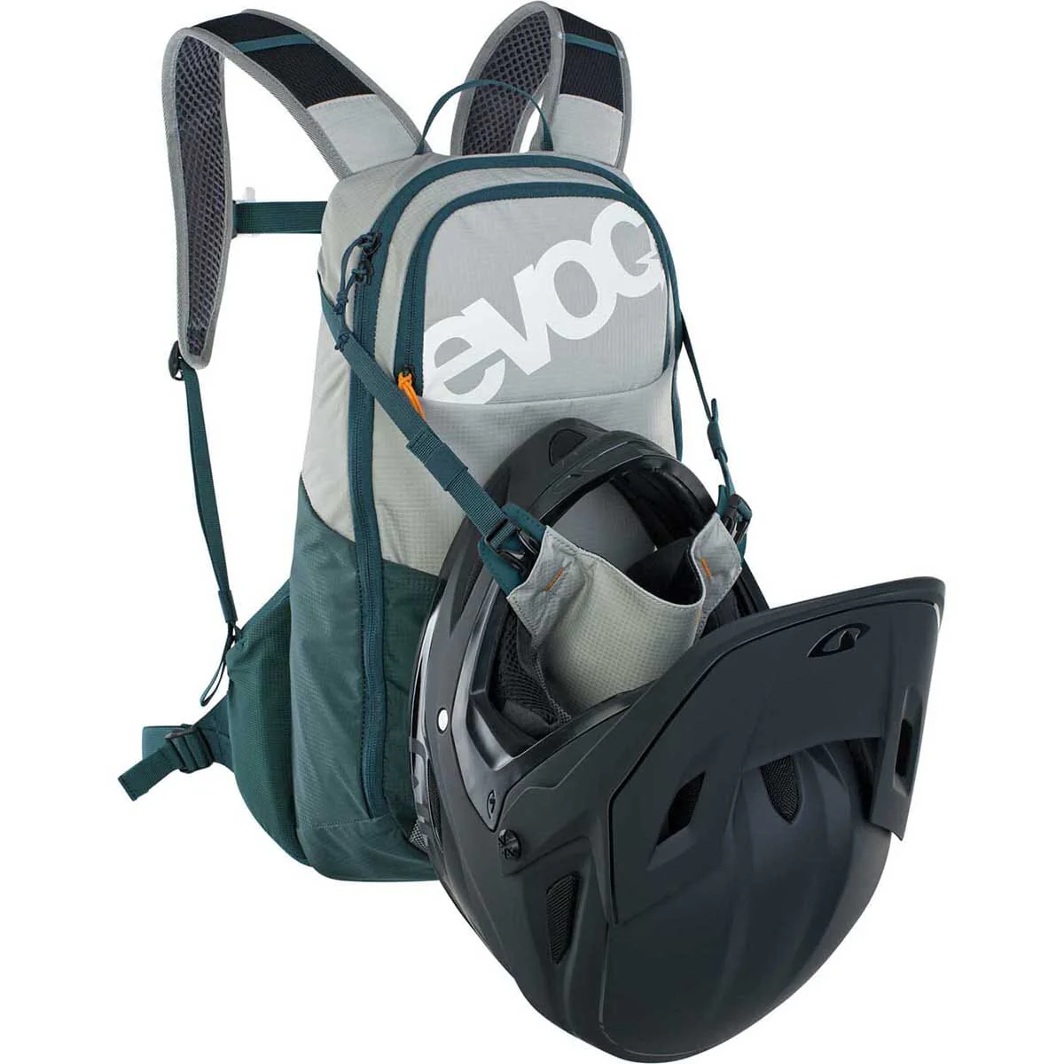 EVOC E-RIDE Backpack 12L Grey/Petrol - Image 6