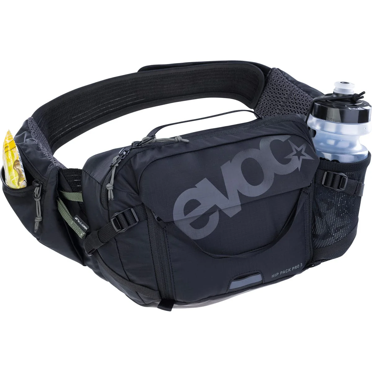 EVOC HIP PACK PRO 3 L Banana Bag Black - Image 2