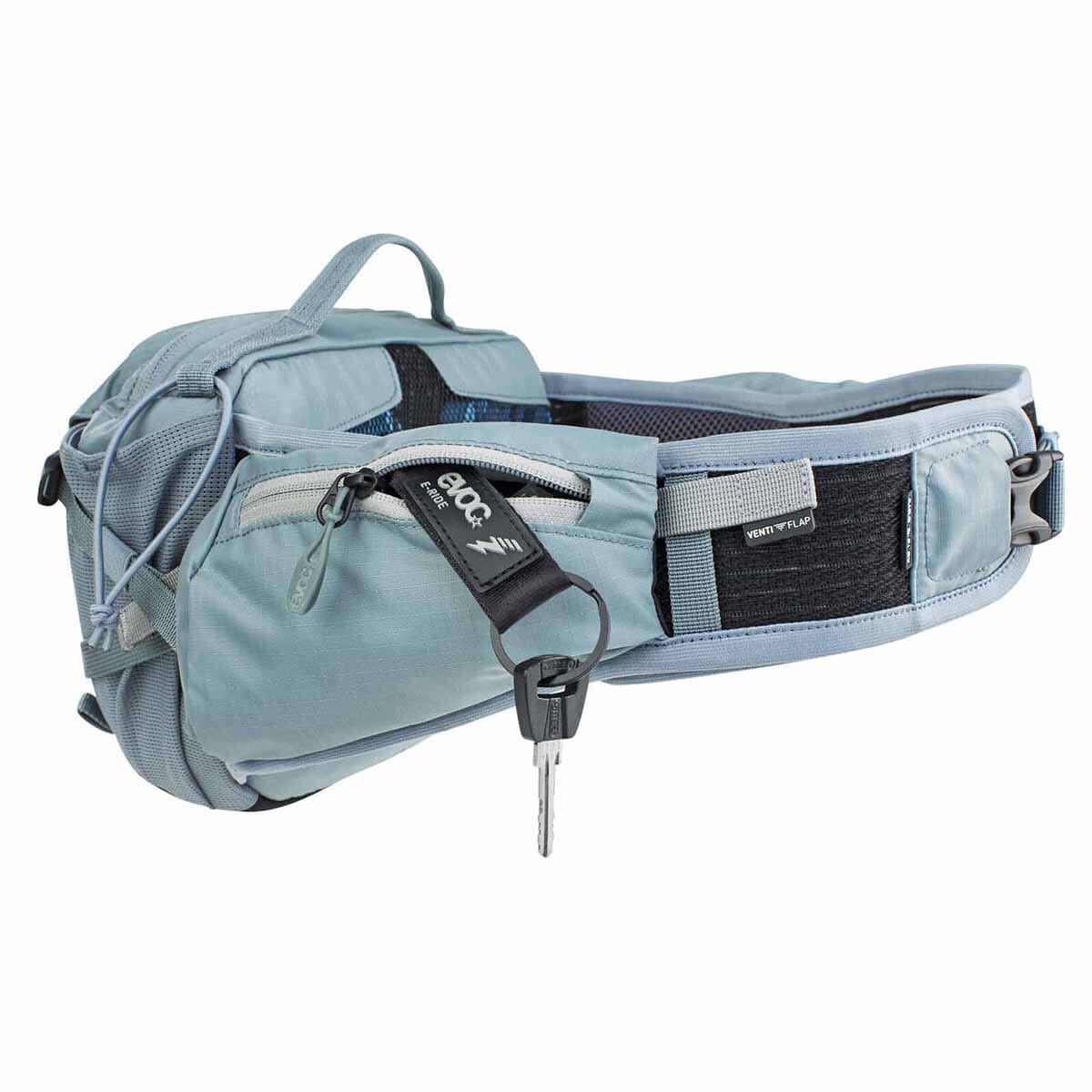 EVOC HIP PACK PRO E-RIDE 3L saszetka biodrowa niebieska - Image 4