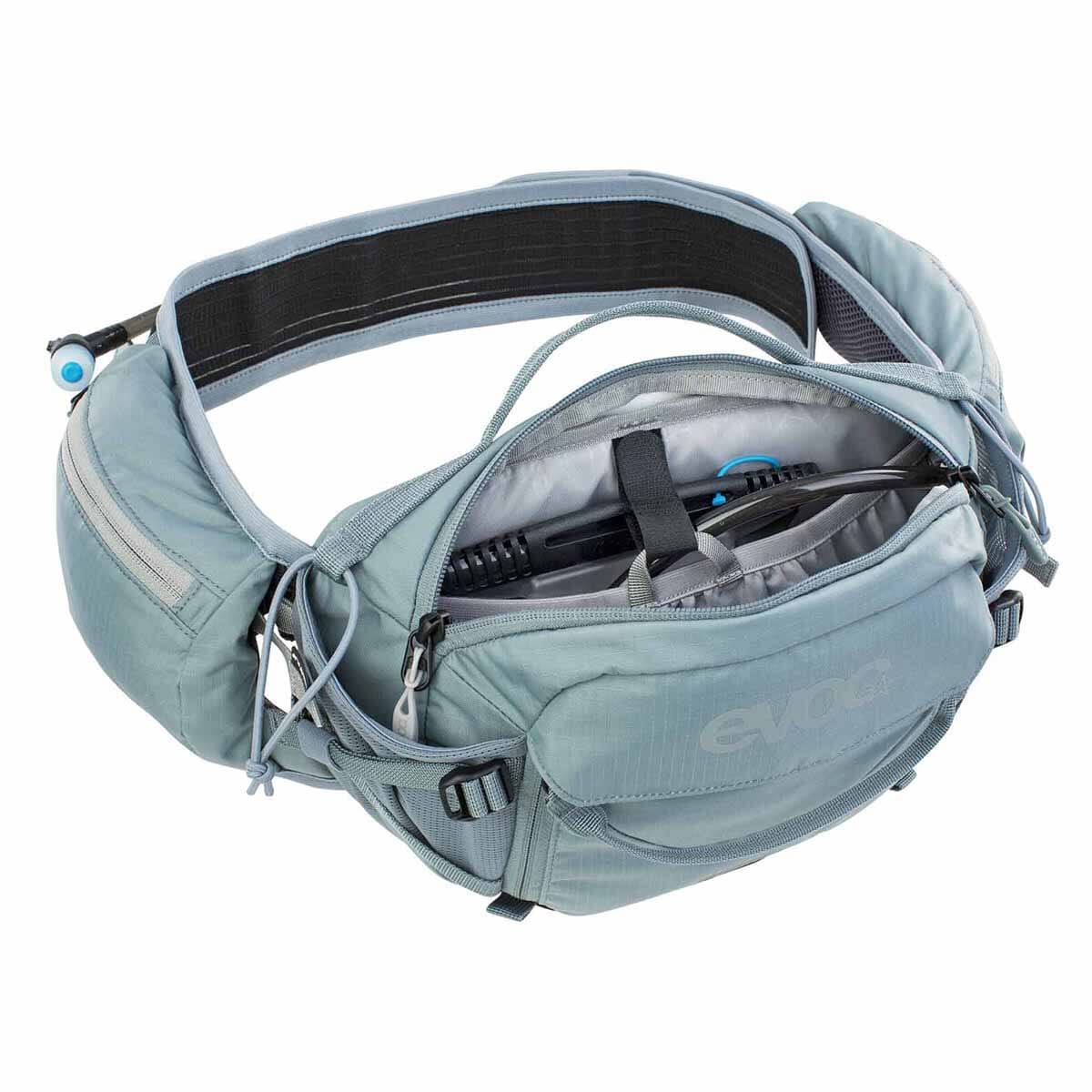 EVOC HIP PACK PRO E-RIDE 3L saszetka biodrowa niebieska - Image 5