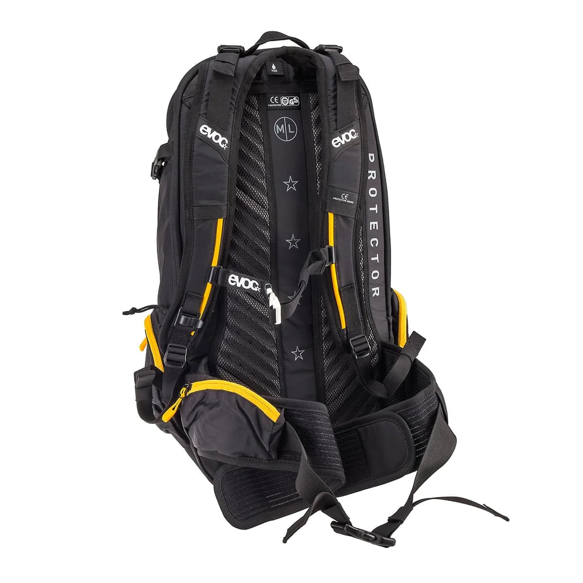Plecak z grzbietem EVOC PROTECTOR FR TRAIL BLACKLINE 20 L Czarny - Image 2