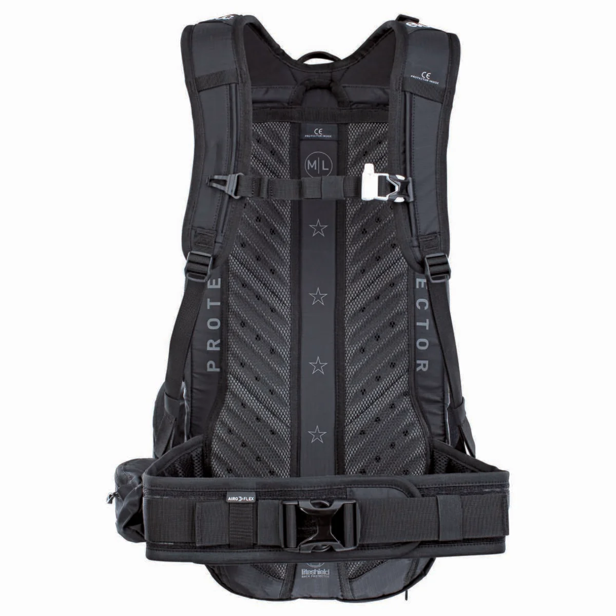 EVOC TRAIL E-RIDE Plecak z ochroną grzbietu 20L Czarny - Image 2