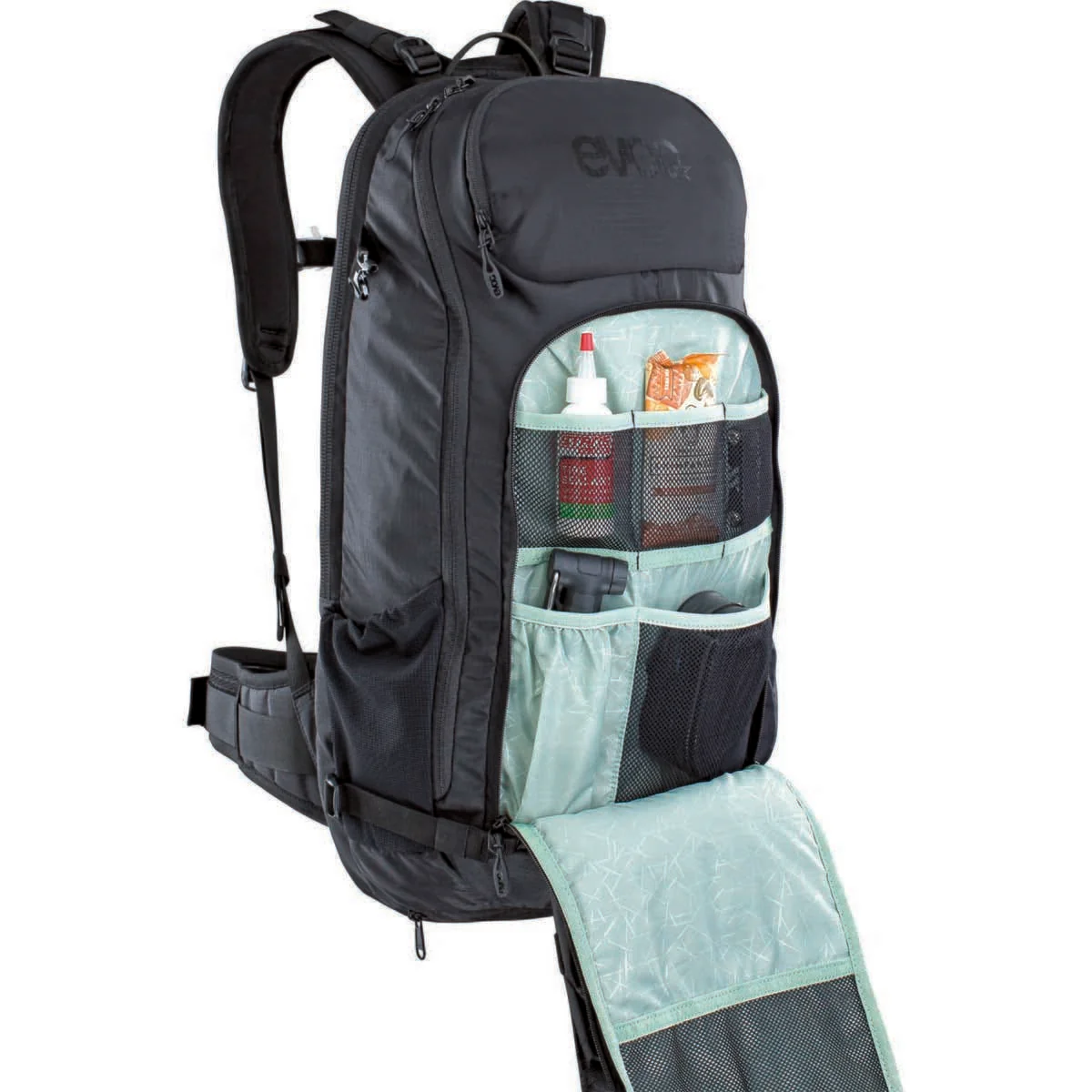EVOC TRAIL E-RIDE Plecak z ochroną grzbietu 20L Czarny - Image 8