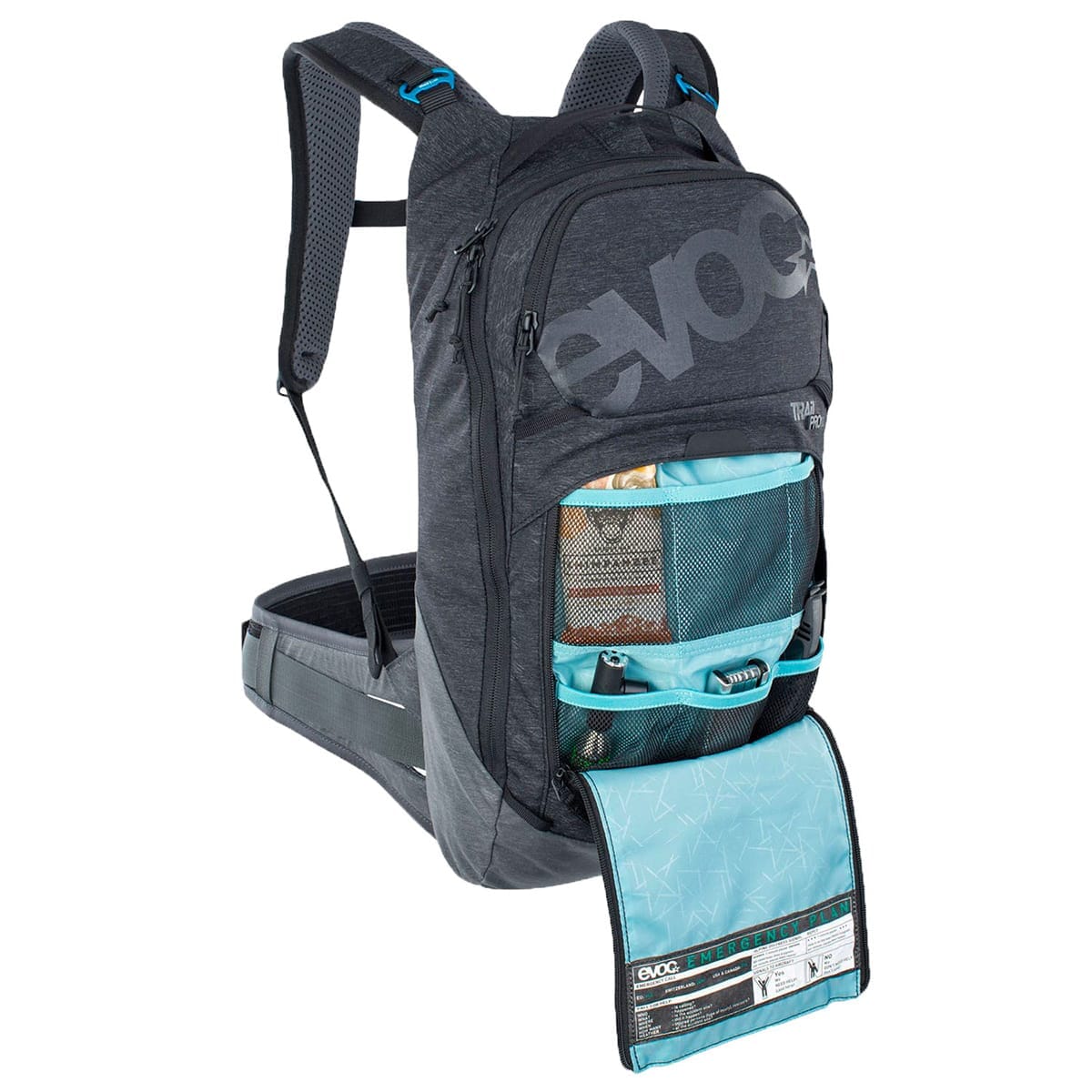 Plecak z grzbietem EVOC TRAIL PRO 10L Czarny - Image 5