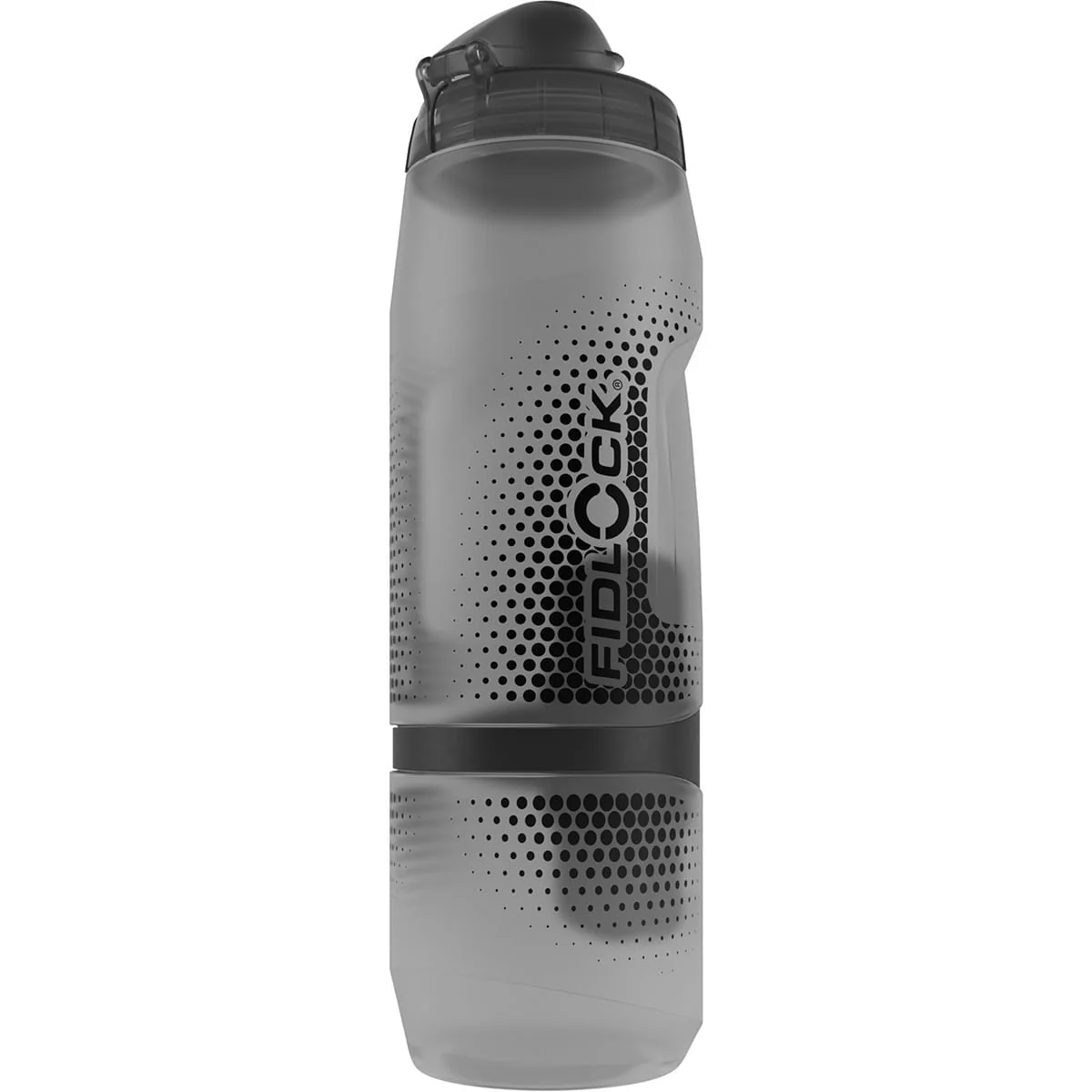 Zestaw bidon i koszyk na bidon FIDLOCK TWIST BIKE BASE 800 ml Smoked - Image 3