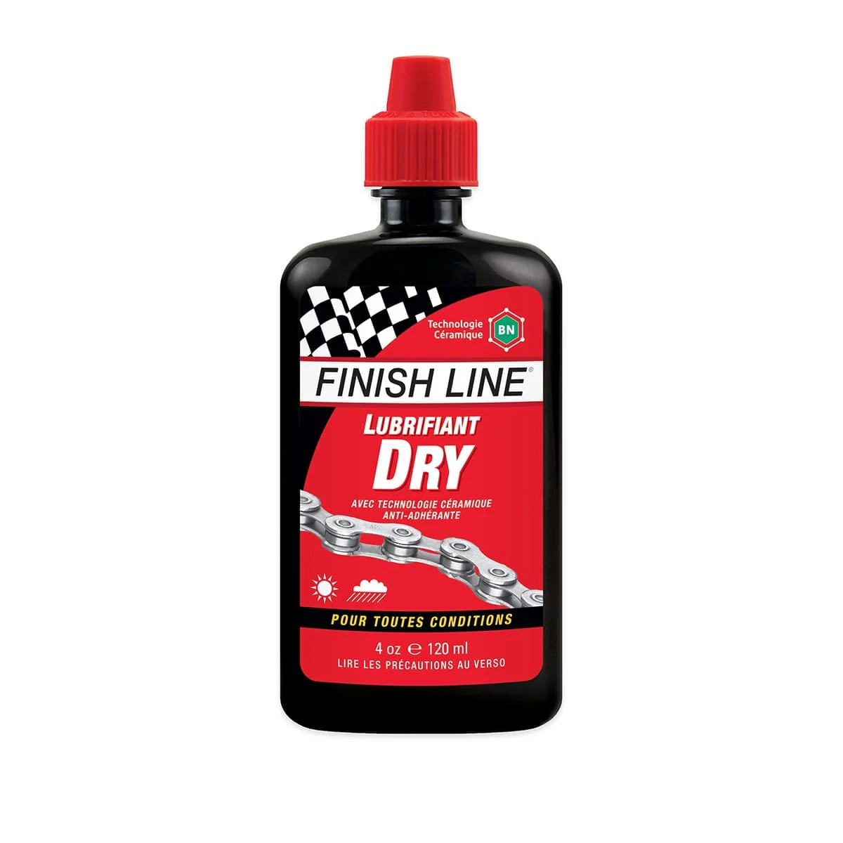 FINISH LINE DRY LUBE Smar do łańcucha - Wszystkie warunki (120 ml)