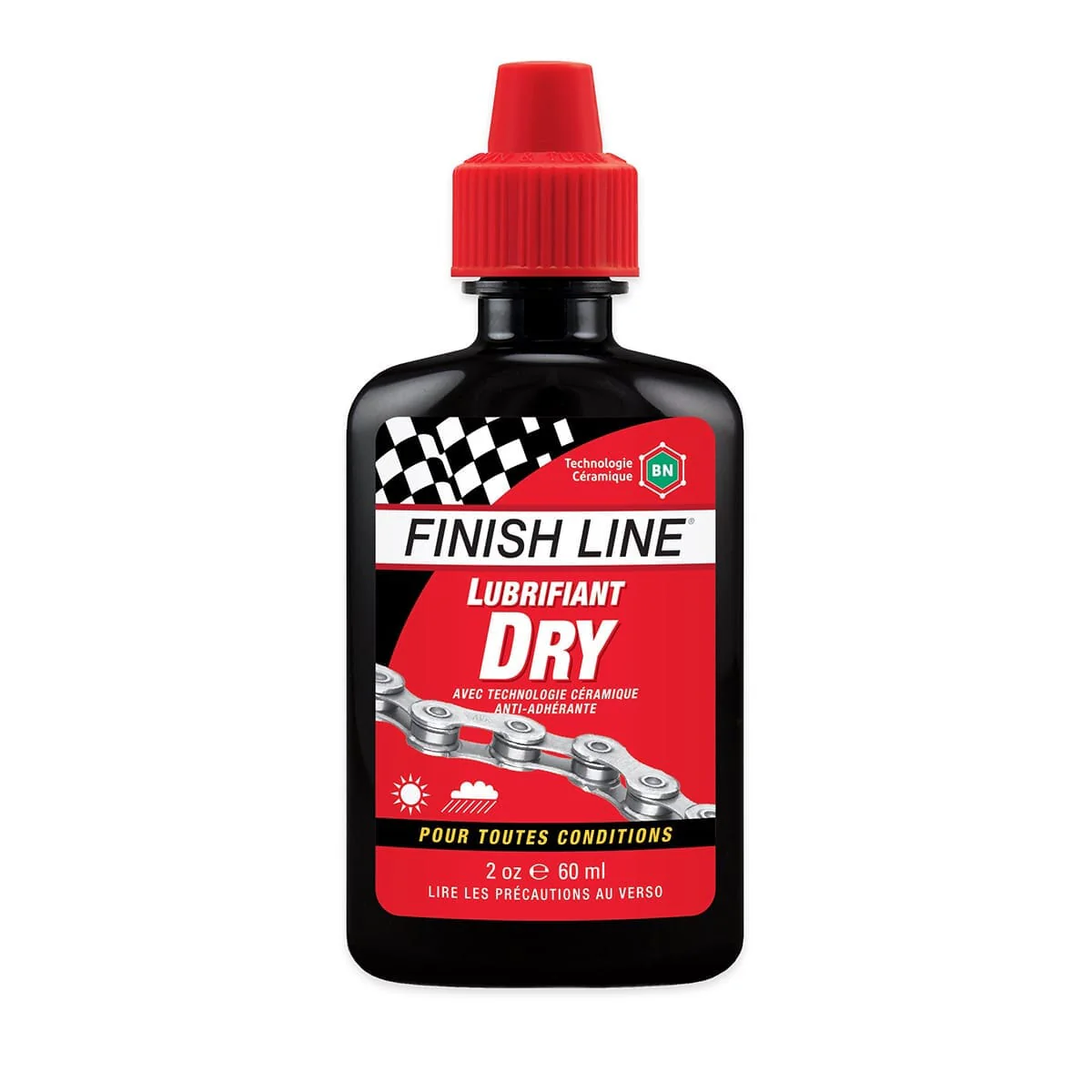 FINISH LINE DRY LUBE Smar do łańcucha - Wszystkie warunki (60 ml)