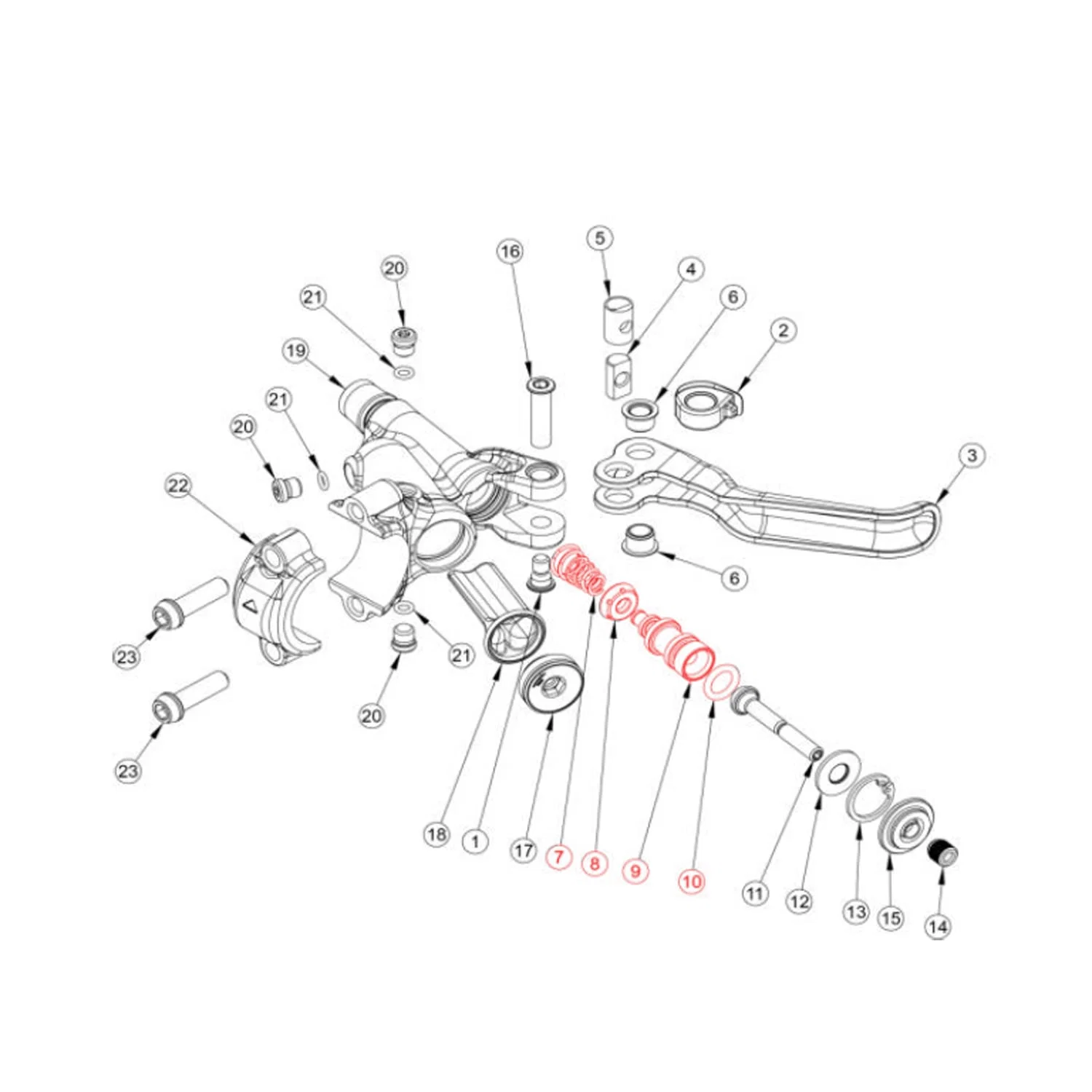 FORMULA CURA Master Cylinder Piston Kit #FD40273-20
