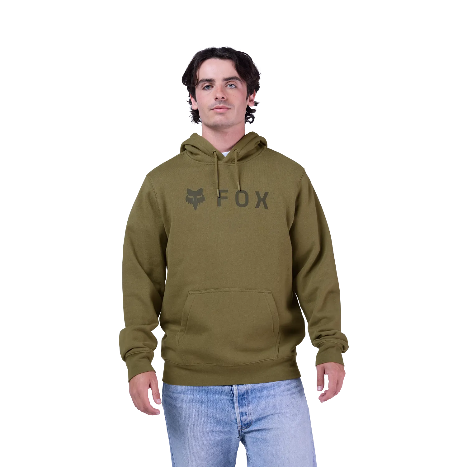 FOX ABSOLUTE FLEECE Hoody Olive Green - Image 3