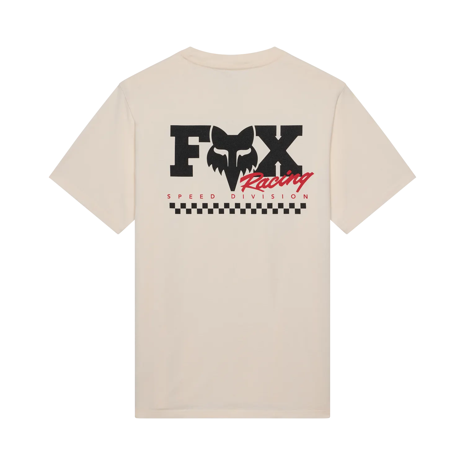 FOX CHECKER 195 ORYGINALNA koszulka z krótkim rękawem w kolorze złamanej bieli - Image 2