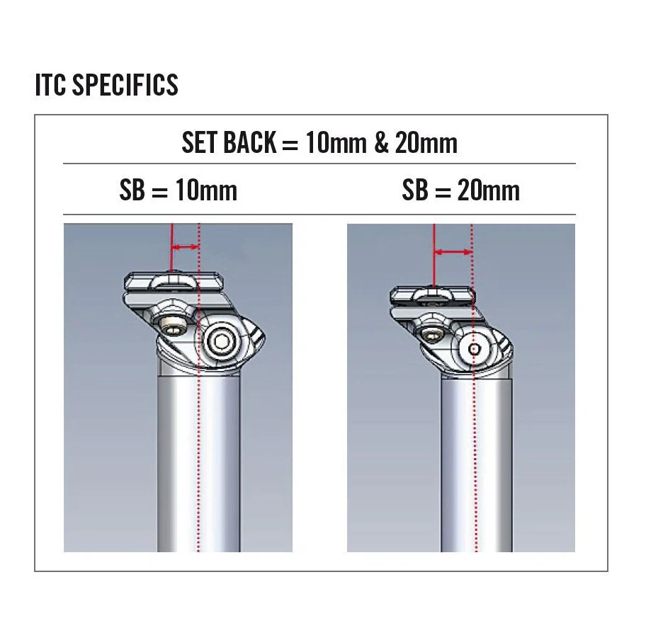 FSA SLK Carbon Seatpost DI2 20mm Backset - Image 2