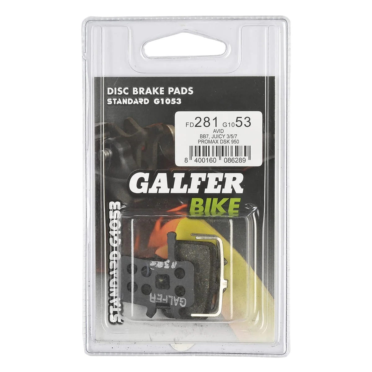 GALFER PERFORMANCE Półmetaliczne klocki hamulcowe Avid Juicy 3-5-7 / Juicy Ultimate / Juicy Carbon / BB7 / Promax 950 - Image 2