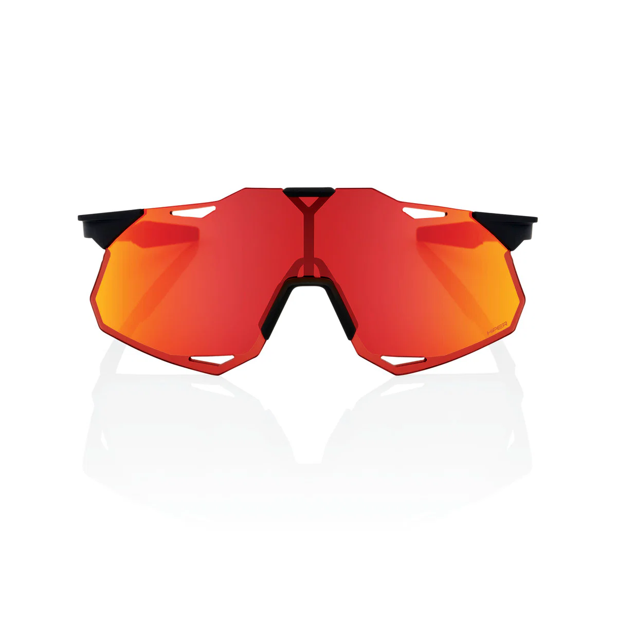 Gogle 100% HYPERCRAFT XS Soft Tact Black Hiper Multilayer Mirror Red - Image 2