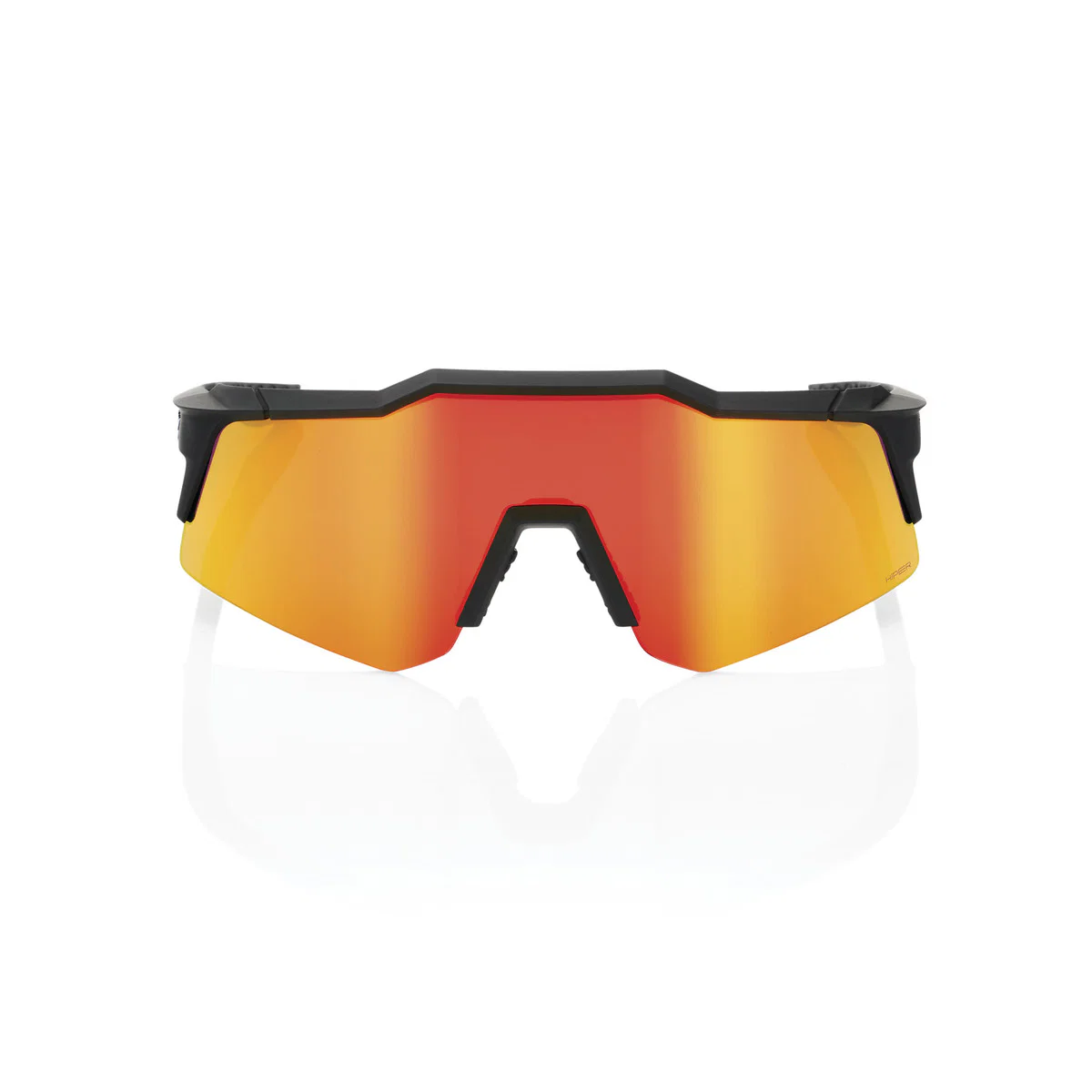 Gogle 100% SPEEDCRAFT XS Soft Tact Black Hiper Multilayer Mirror Red - Image 2