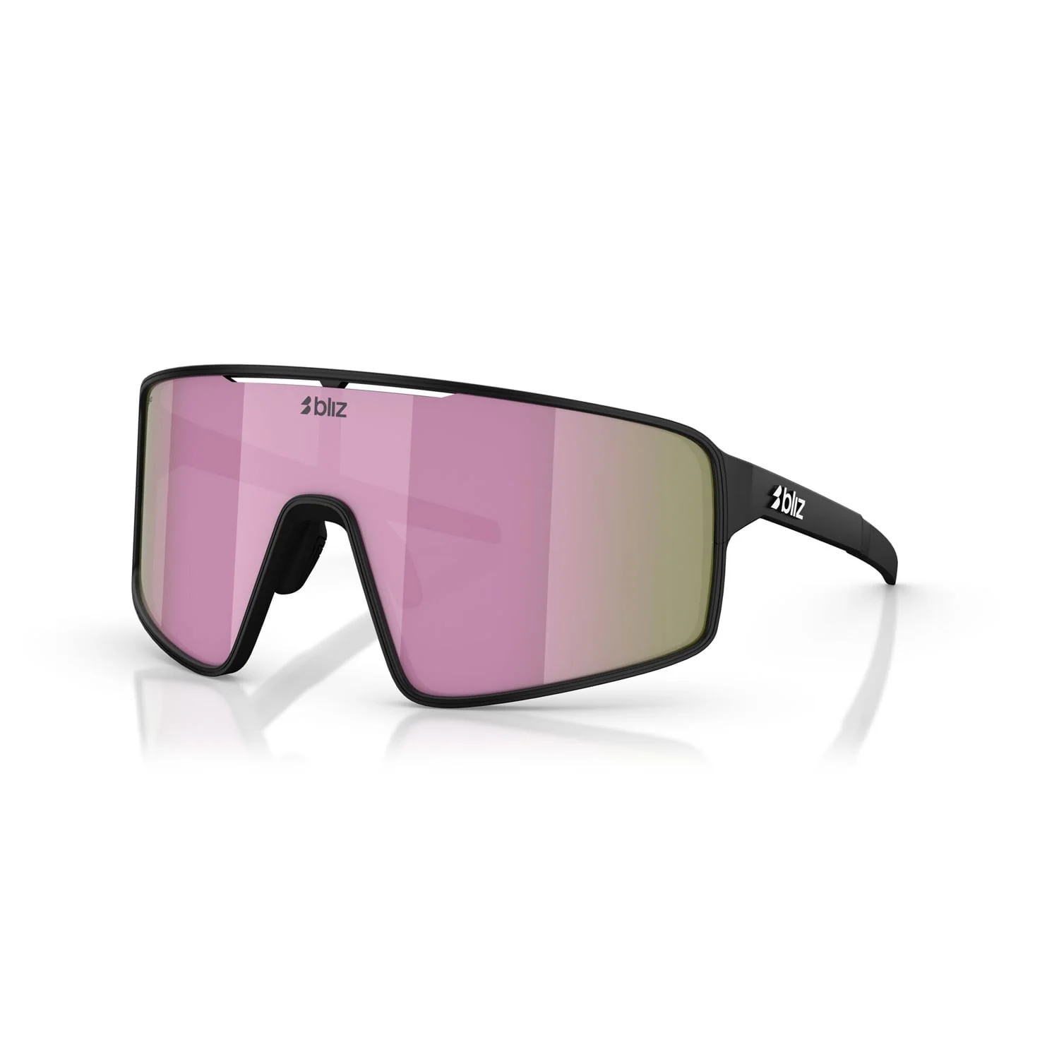 Okulary przeciwsłoneczne BLIZ P001 S Black Matt Frame Brown Pink Multicolour - Image 4
