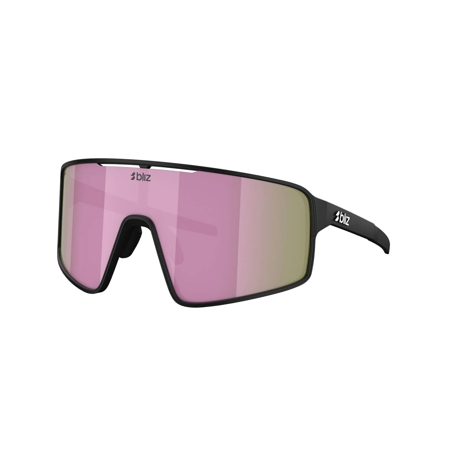 Okulary przeciwsłoneczne BLIZ P001 S Black Matt Frame Brown Pink Multicolour - Image 8