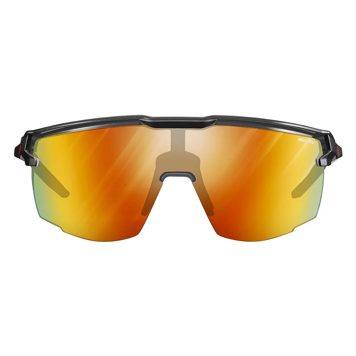 Okulary JULBO ULTIMATE czarne/czerwone Reactiv Light Amplifer fotochromowe - Image 2
