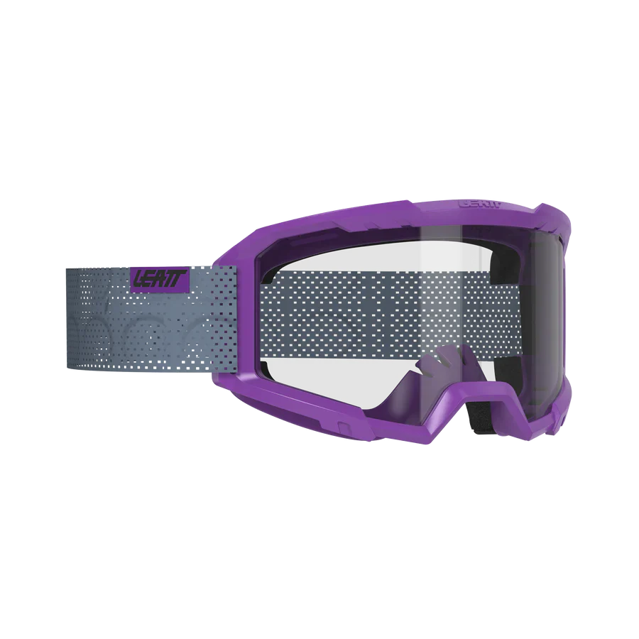 LEATT VIZION 2.0 Gogle MTB Purple Clear Shield