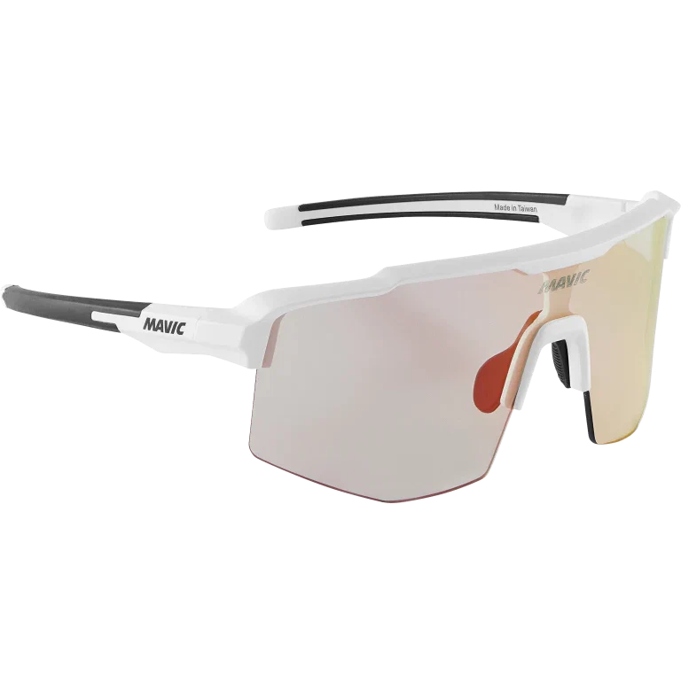 Gogle MAVIC MVS SHIELD Biało-czerwone soczewki fotochromowe