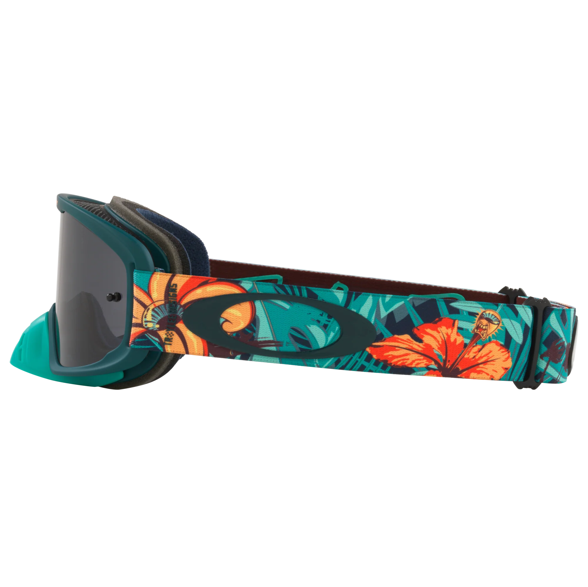 OAKLEY O FRAME 2.0 Gogle MTB TLD zielony ciemnoszary ekran - Image 2