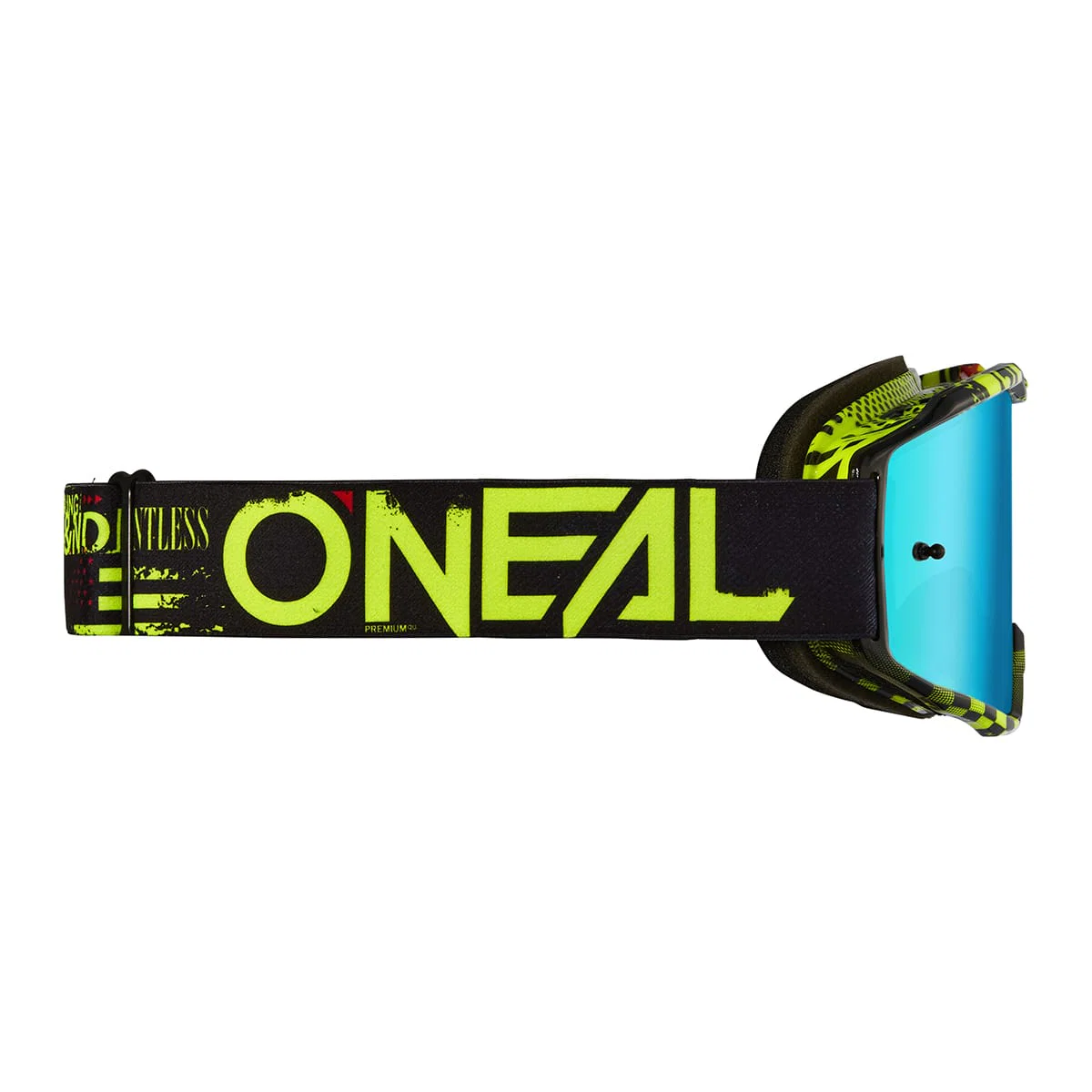 Gogle O'NEAL B-10 ATTACK Junior Black/Yellow Radium Blue - Image 2