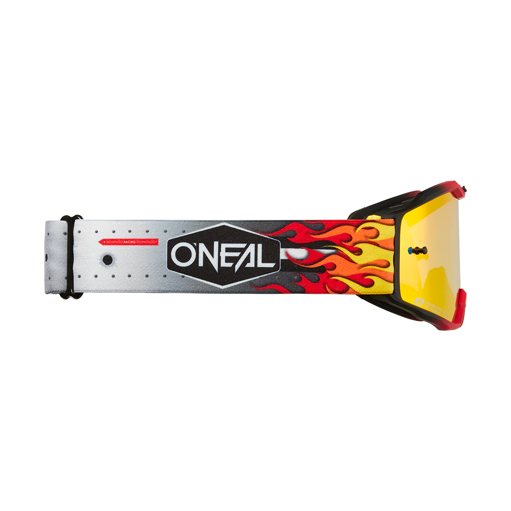 Gogle O'NEAL B-10 HR Junior z wieloma soczewkami Radium Red - Image 2