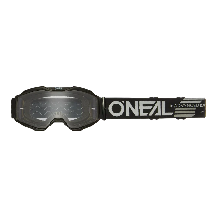 Gogle O'NEAL B-10 SOLID Junior czarne bezbarwne