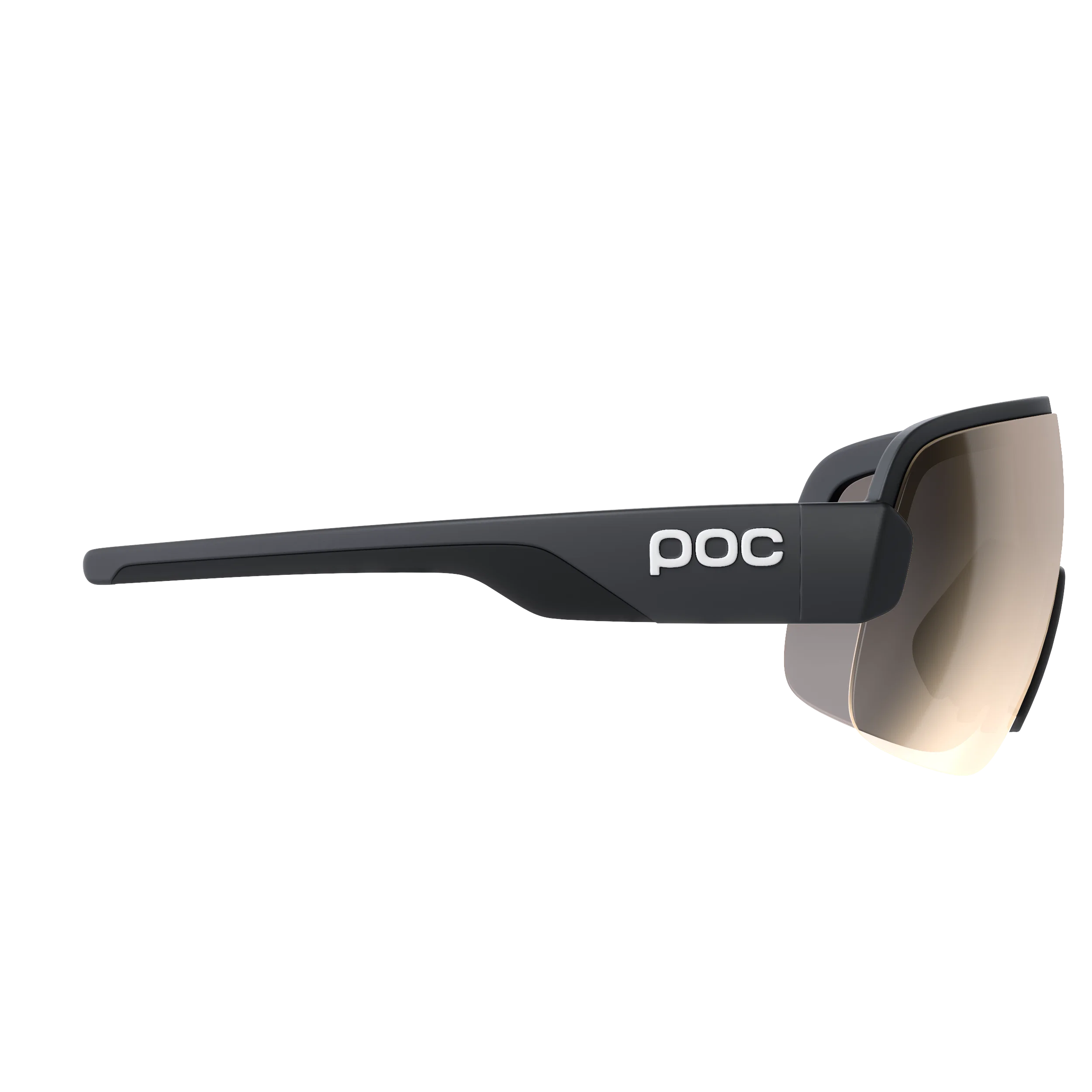 Okulary POC AIM Black Clarity Trail Partly Sunny Silver Lens - Image 3
