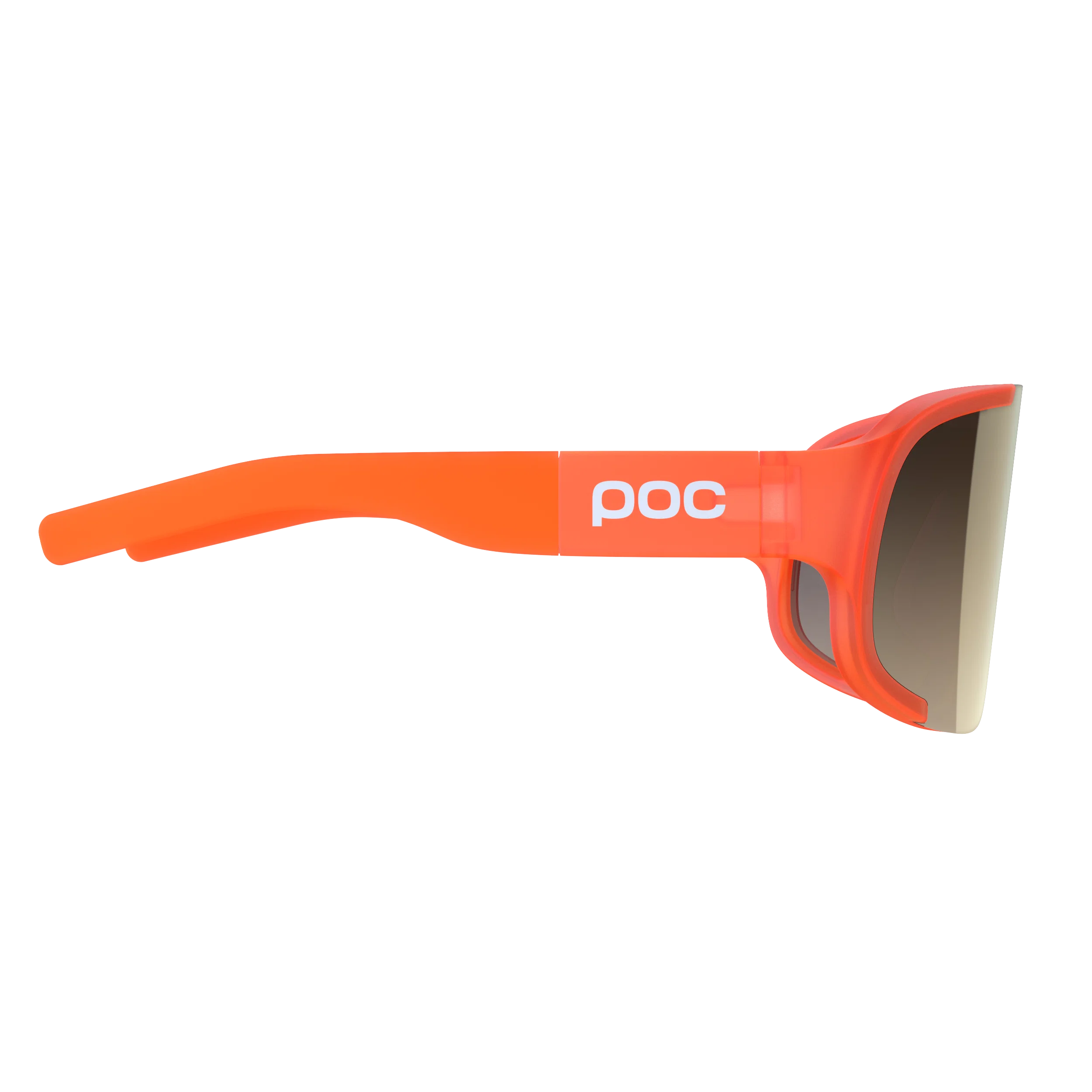 POC ASPIRE MID Półprzezroczyste fluorescencyjne pomarańczowe okulary Clarity Road Partly Sunny Gold - Image 3