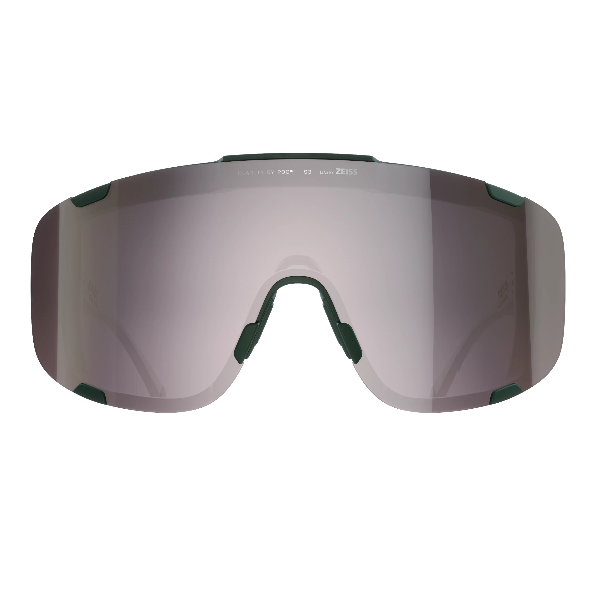 Gogle POC DEVOUR + soczewki Khaki Clarity Road Sunny Silver - Image 2