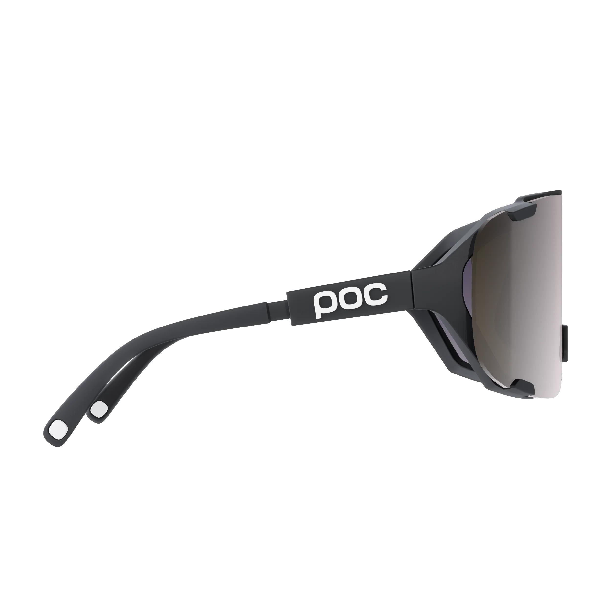 Gogle POC DEVOUR MID + soczewki Black Clarity Road Sunny Silver - Image 3
