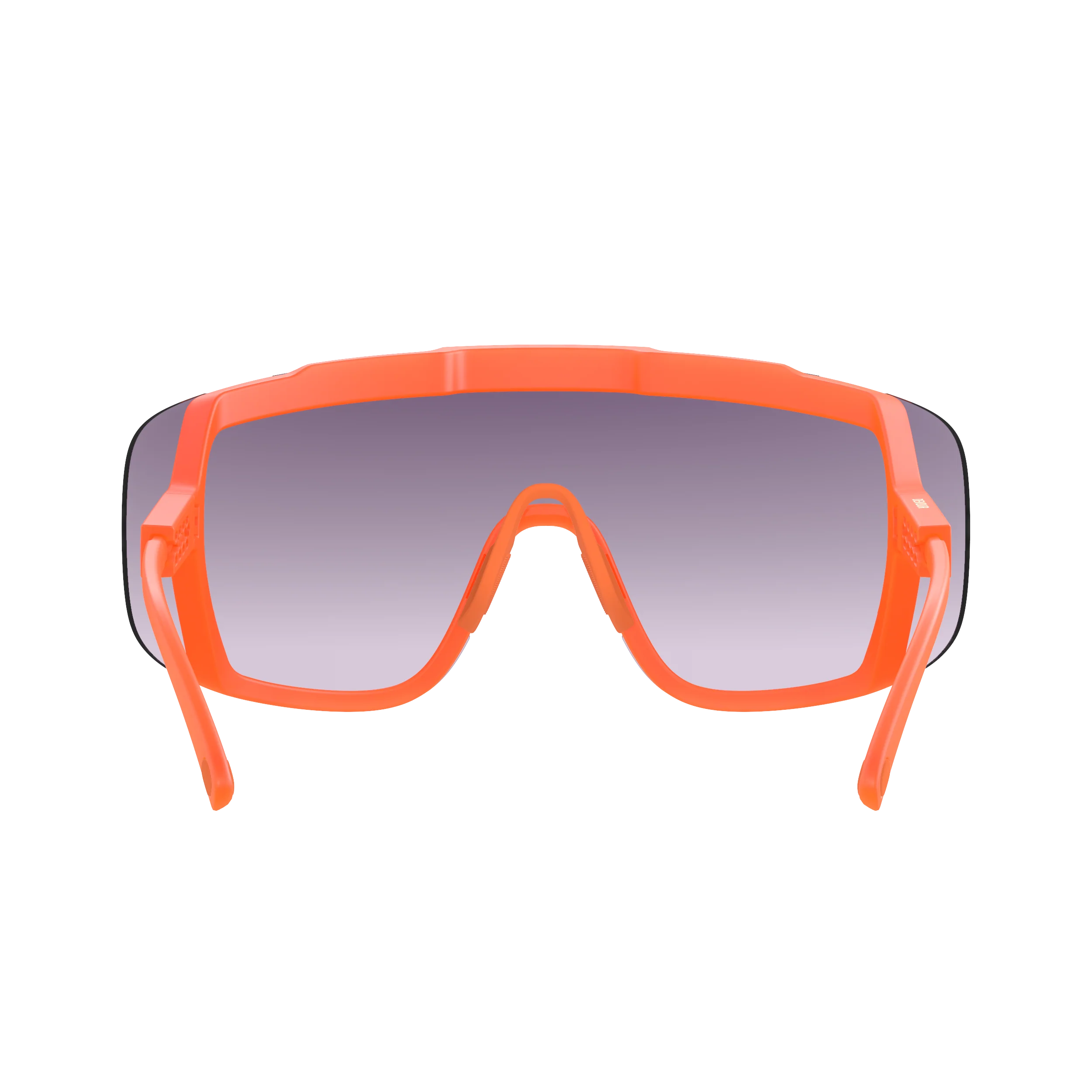 POC DEVOUR + Orange Fluo Półprzezroczyste gogle Clarity Road Częściowo słoneczne złote soczewki - Image 4