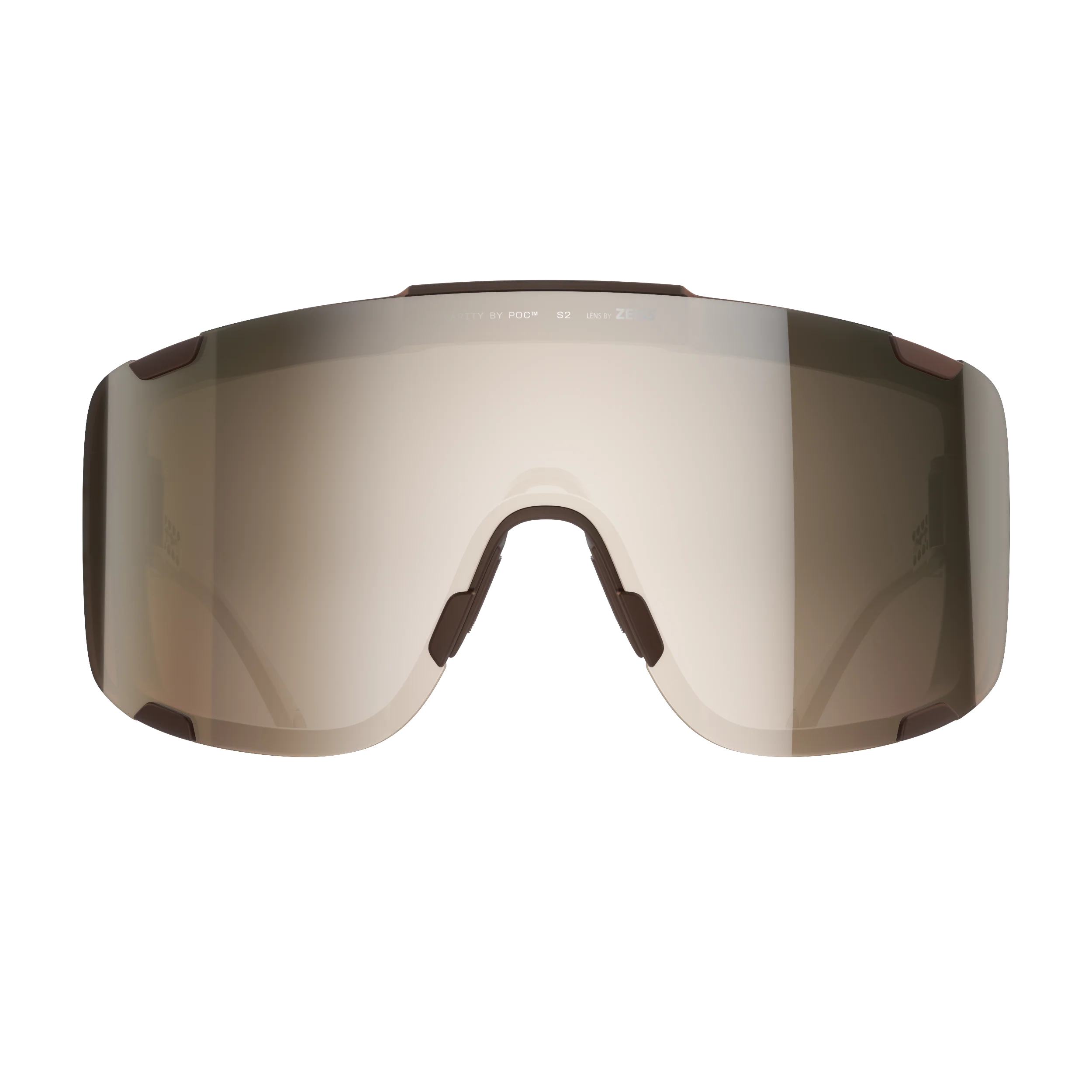 POC DEVOUR ULTRA + Brązowe okulary Clarity Trail Częściowo słoneczne Srebrne soczewki - Image 2