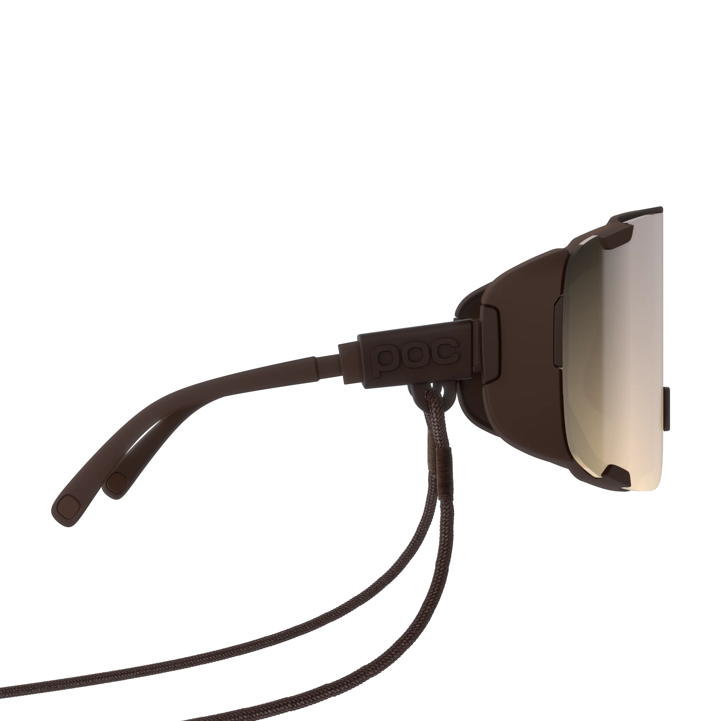 POC DEVOUR ULTRA + Brązowe okulary Clarity Trail Częściowo słoneczne Srebrne soczewki - Image 3