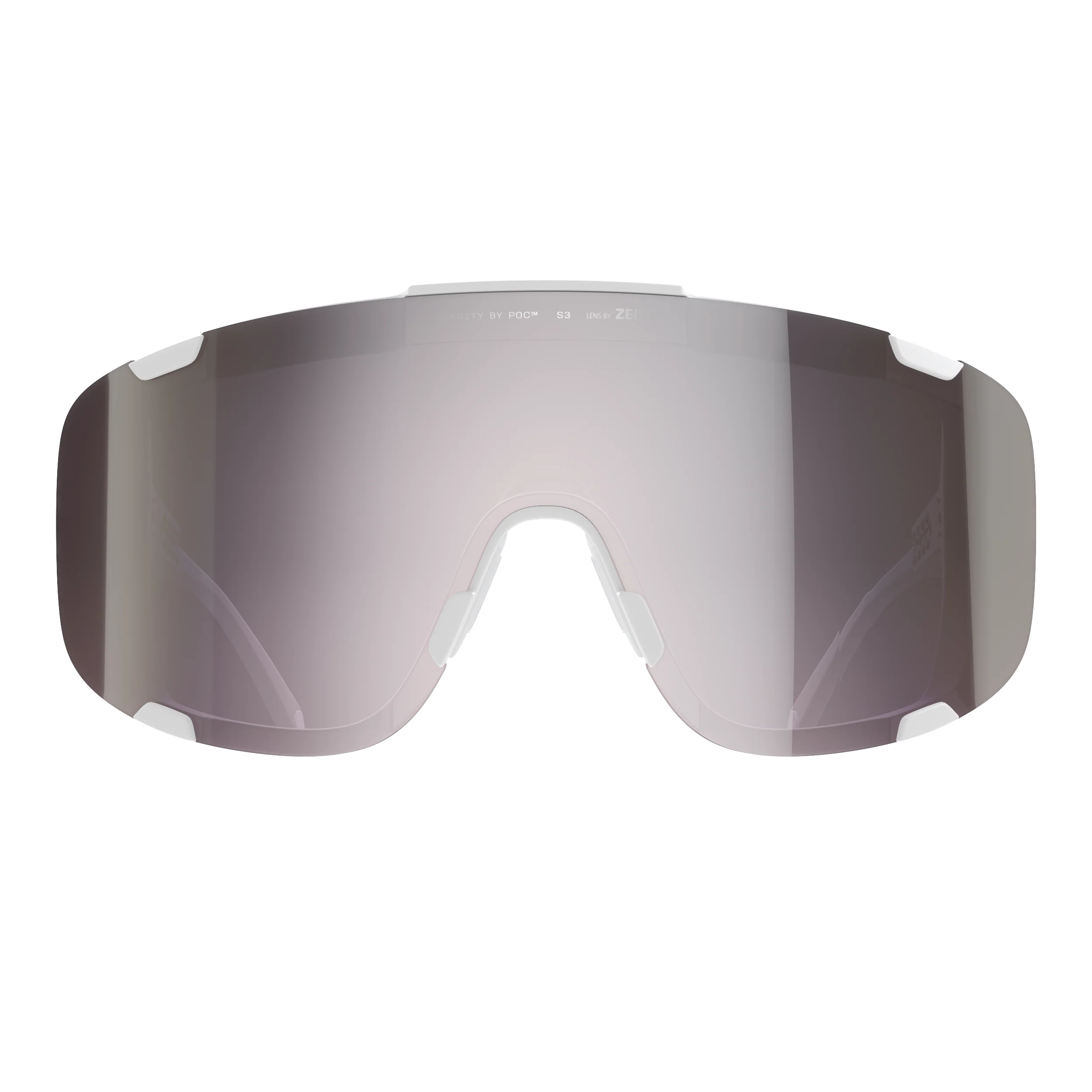 Gogle POC DEVOUR + soczewki White Clarity Road Sunny Silver - Image 2