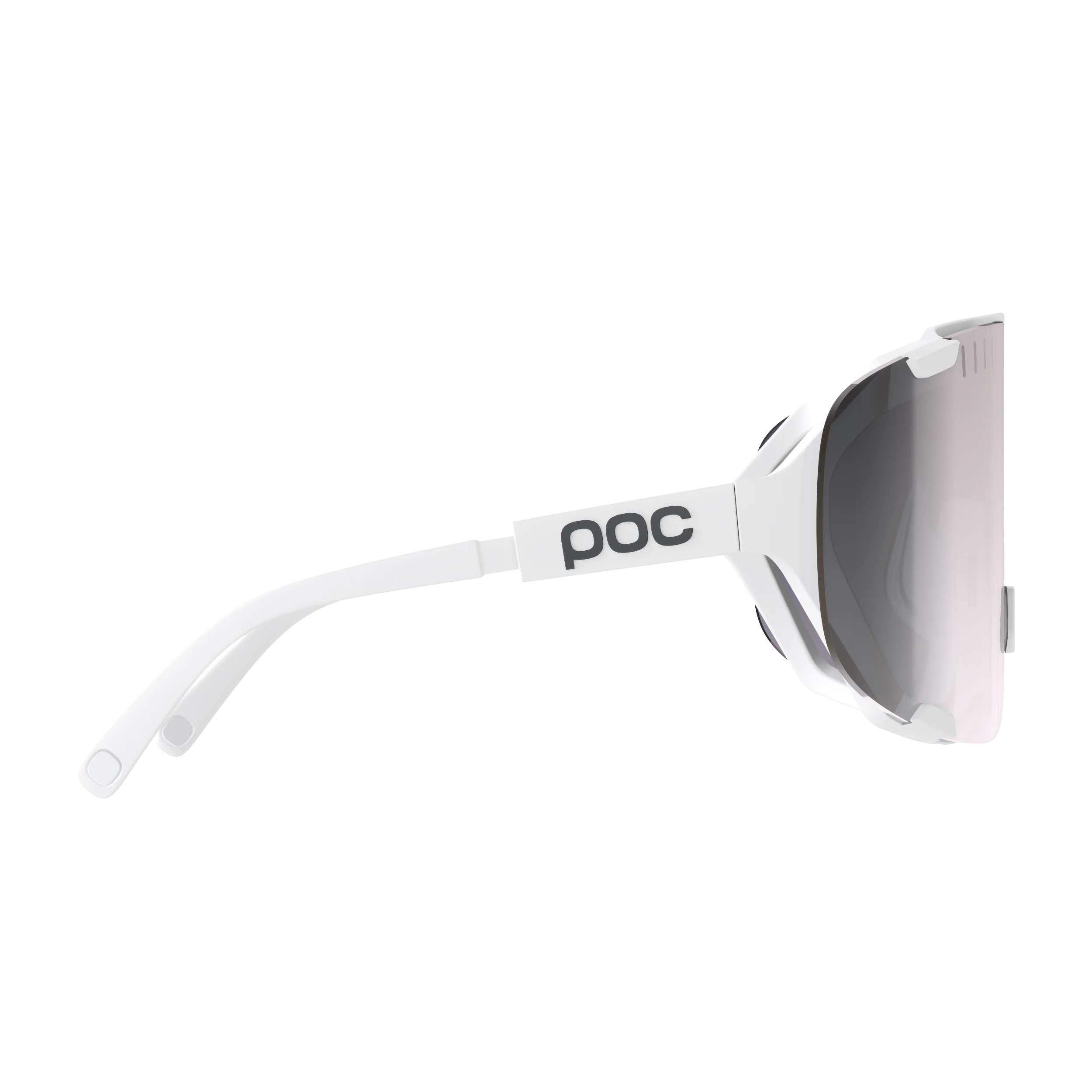 Gogle POC DEVOUR + soczewki White Clarity Road Sunny Silver - Image 3