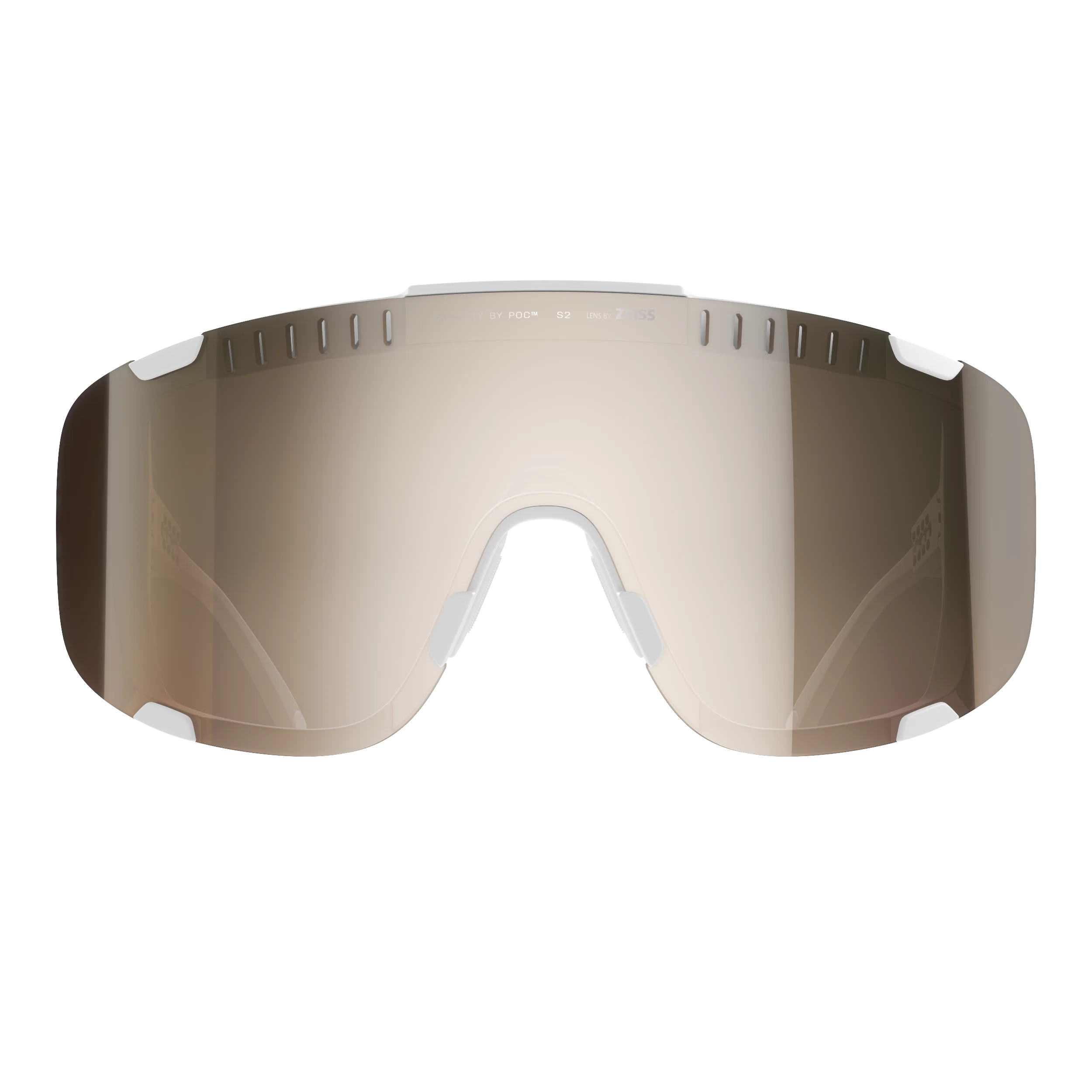 Gogle POC DEVOUR + srebrne soczewki White Clarity Trail Partly Sunny - Image 2