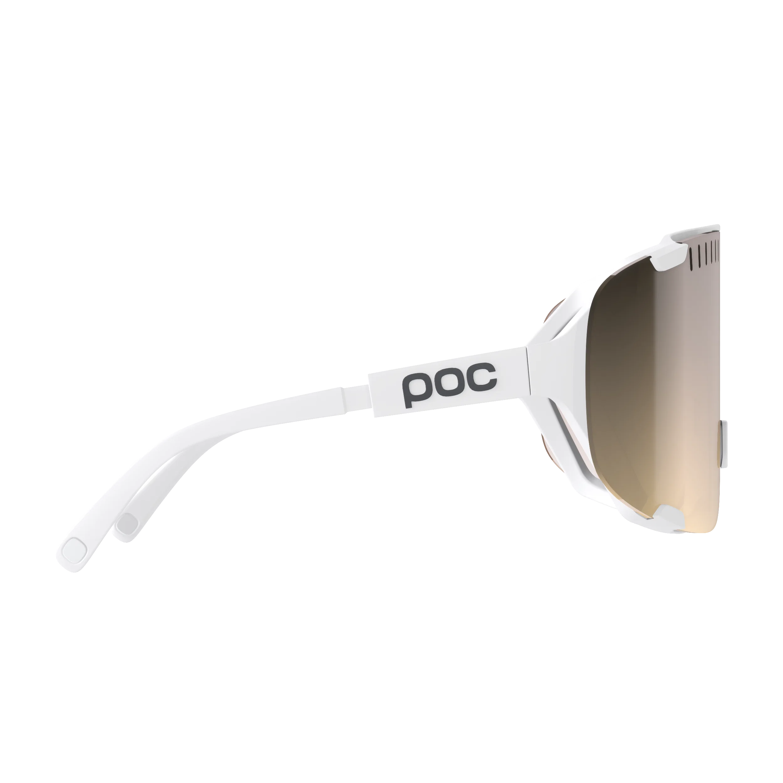 Gogle POC DEVOUR + srebrne soczewki White Clarity Trail Partly Sunny - Image 3