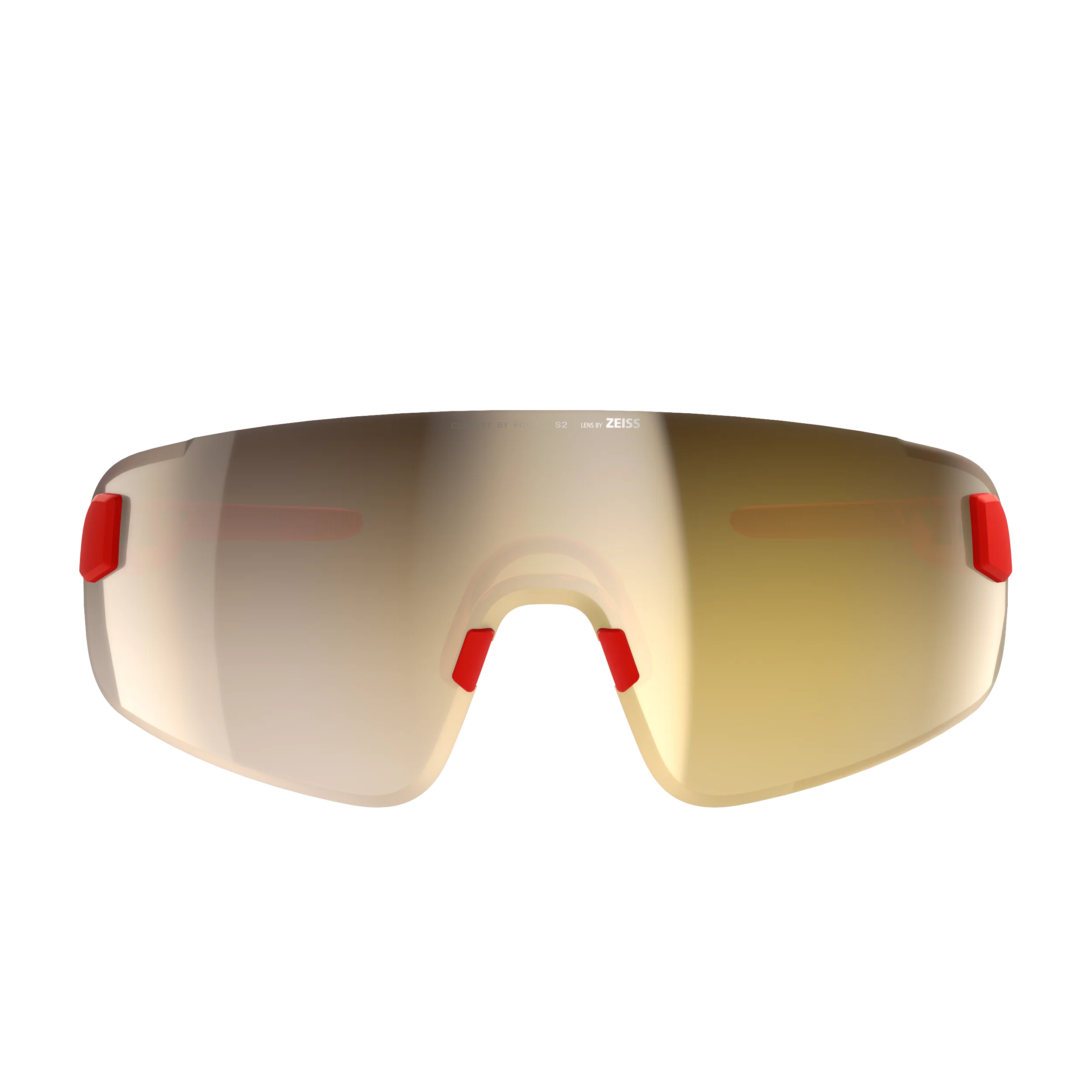 Okulary POC ELICIT TORIC Red Clarity Road Partly Sunny Gold Lens - Image 2