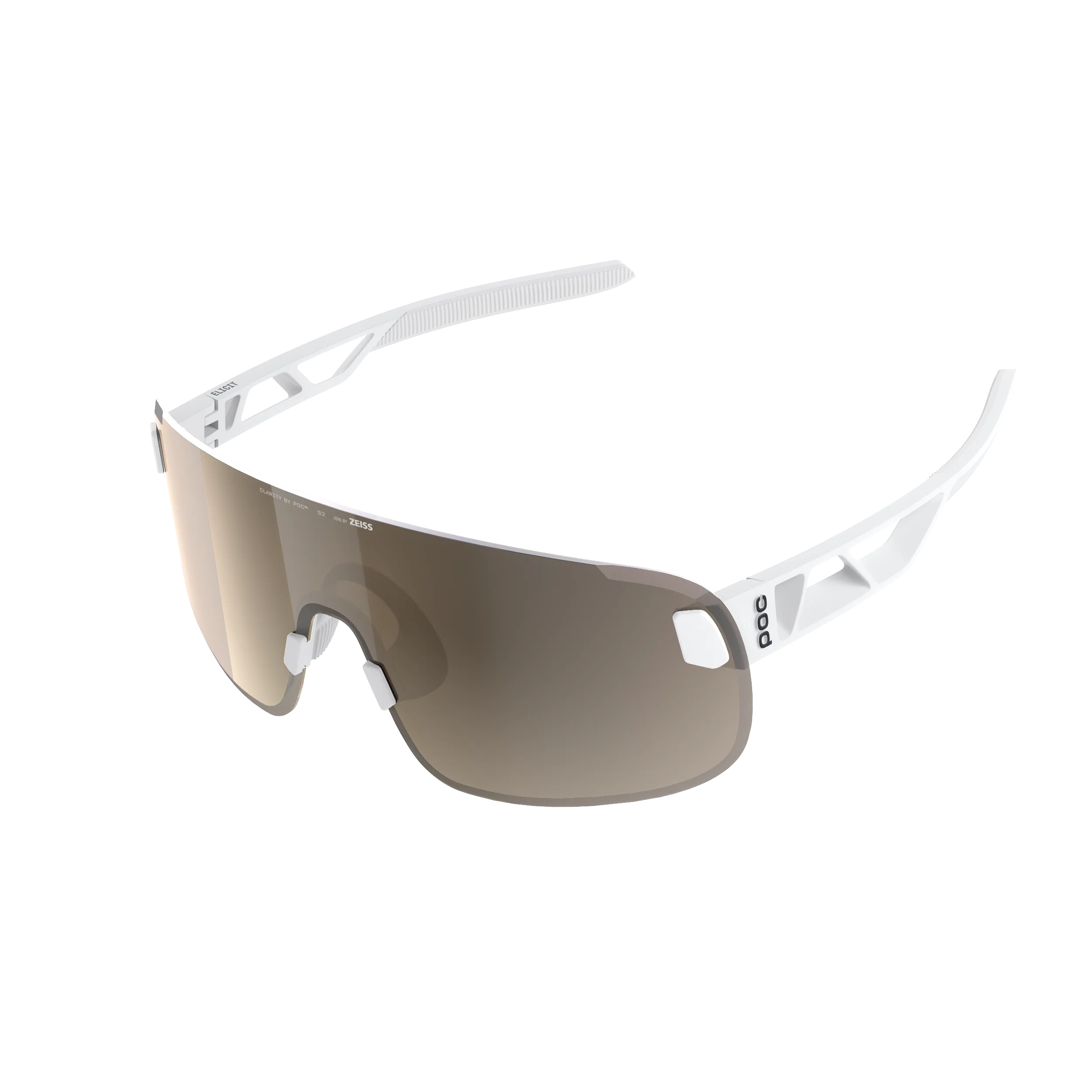 Okulary POC ELICIT + soczewki White Clarity Trail Partly Sunny Silver