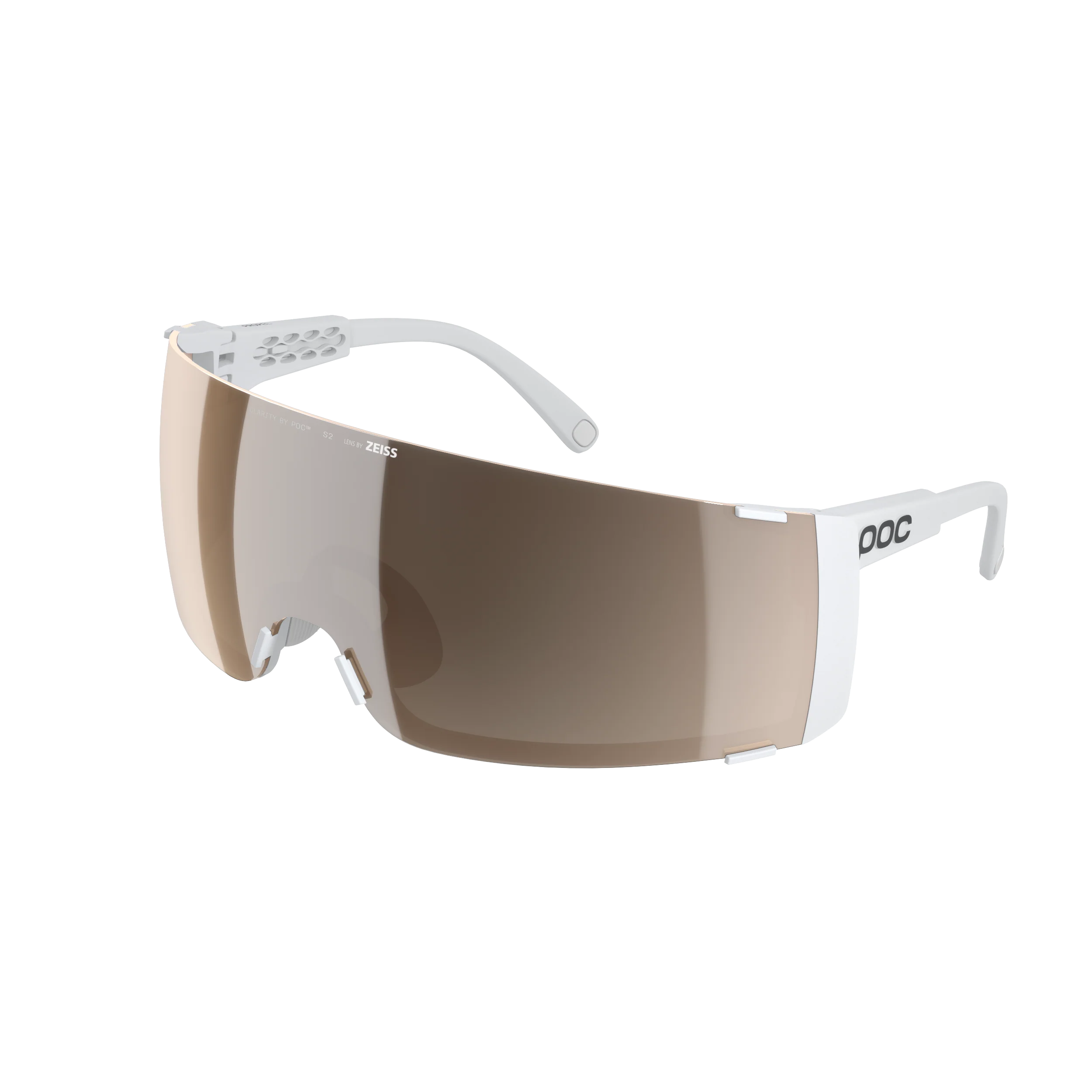 Gogle POC PROPEL + soczewki White Clarity Trail Partly Sunny Silver