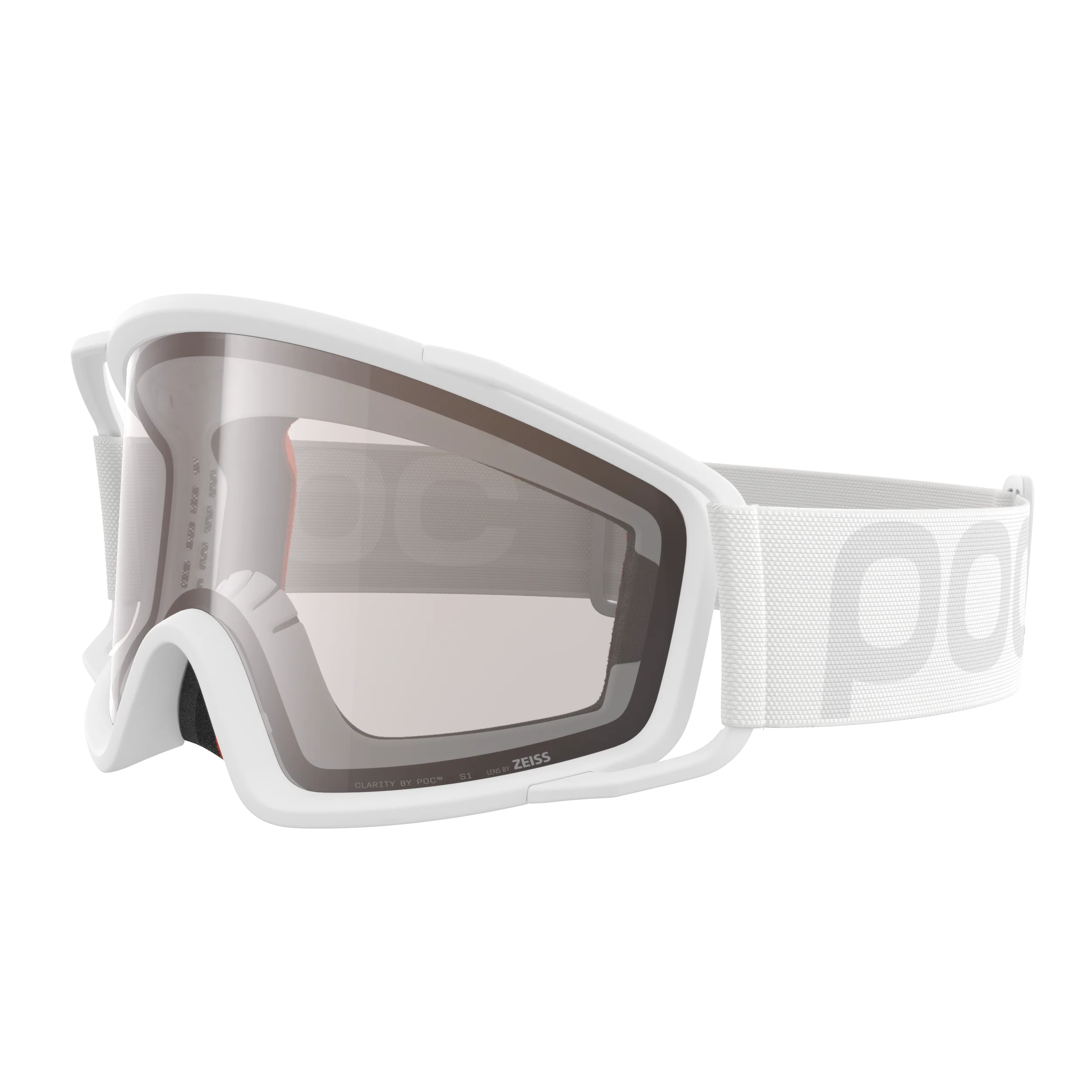 Gogle POC ZYGON White Clarity Trail Cloudy Brown