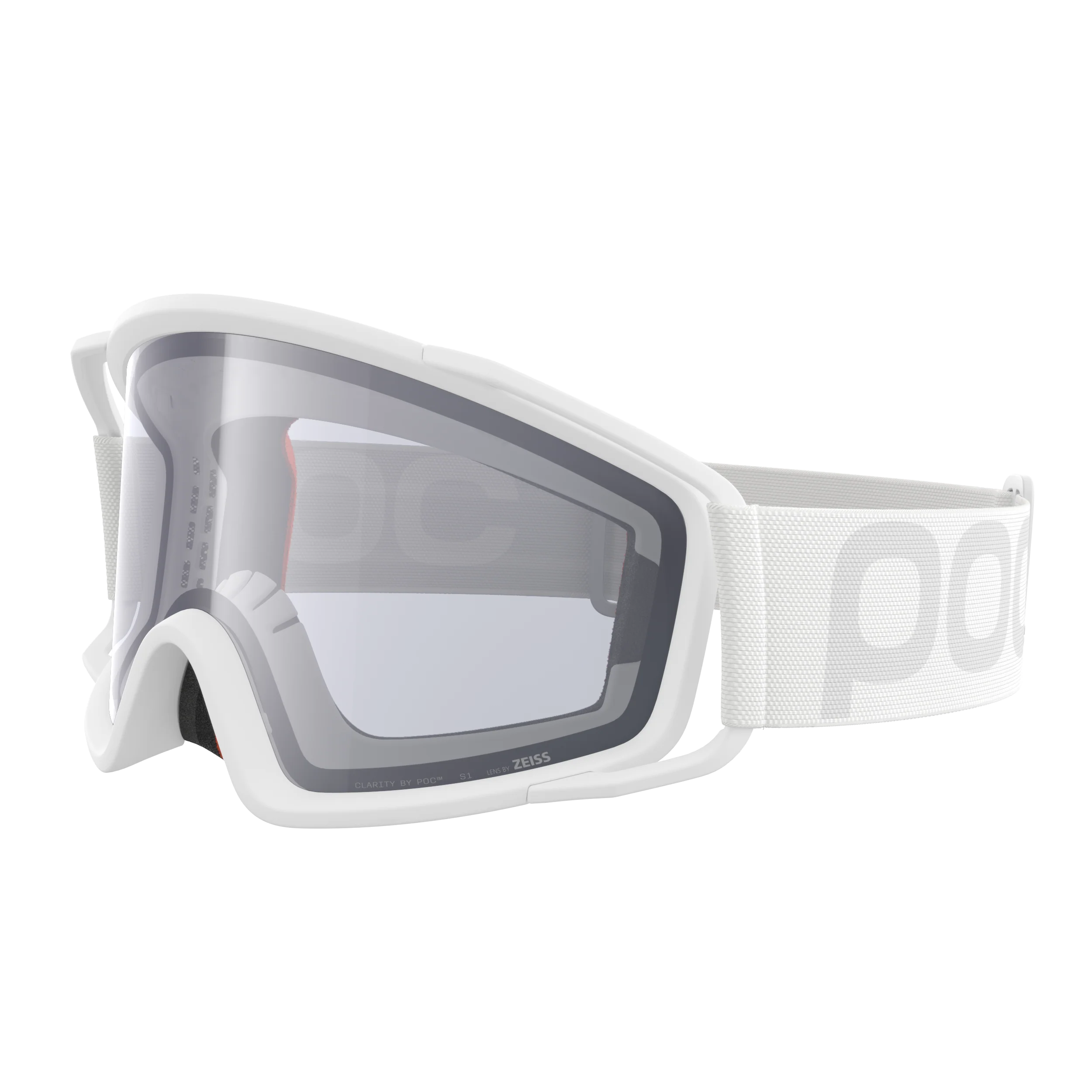 Gogle POC ZYGON White Clarity Screen Universal Cloudy Grey