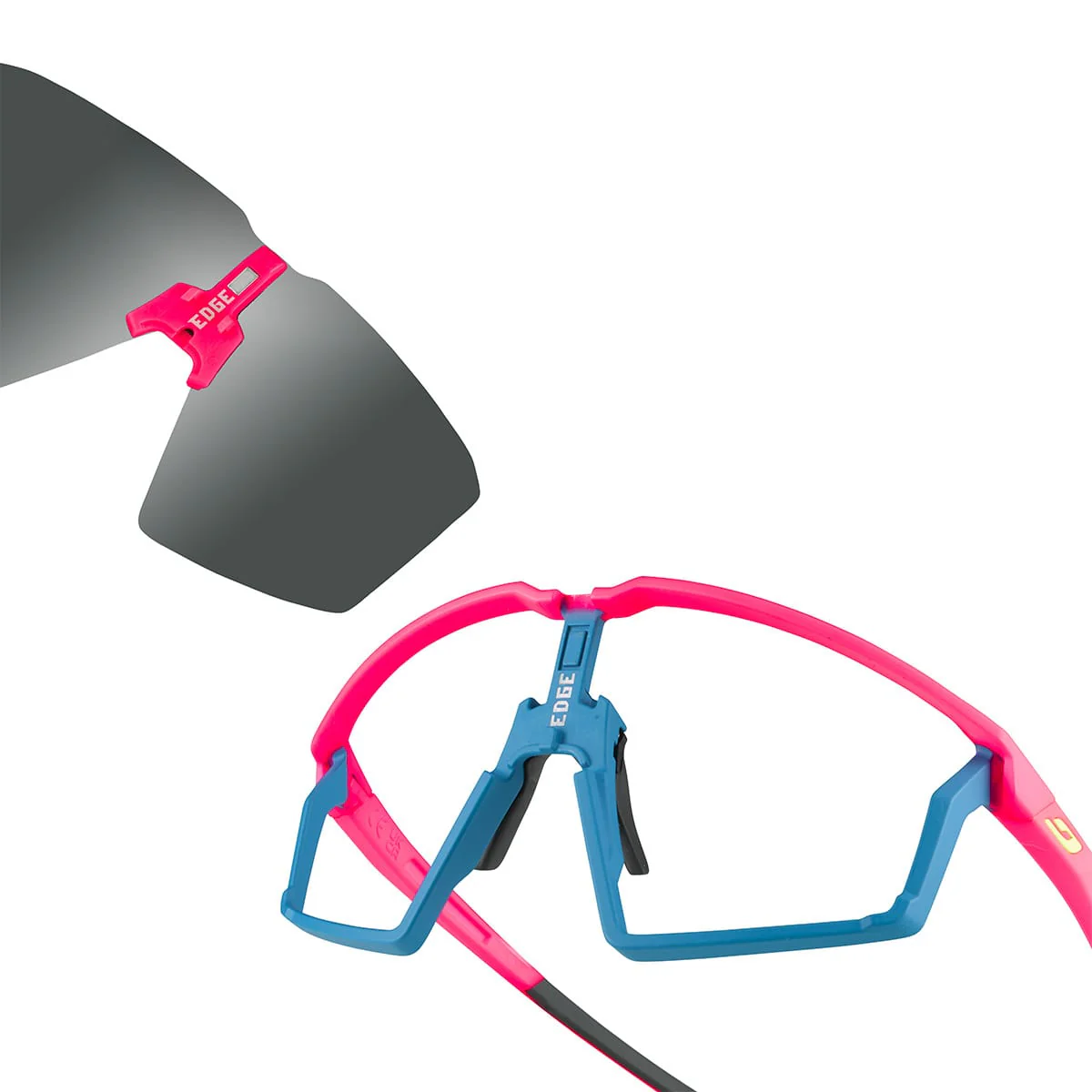 Gogle JULBO EDGE Fluorescent Pink/Spectron 3 Smoke - Image 7