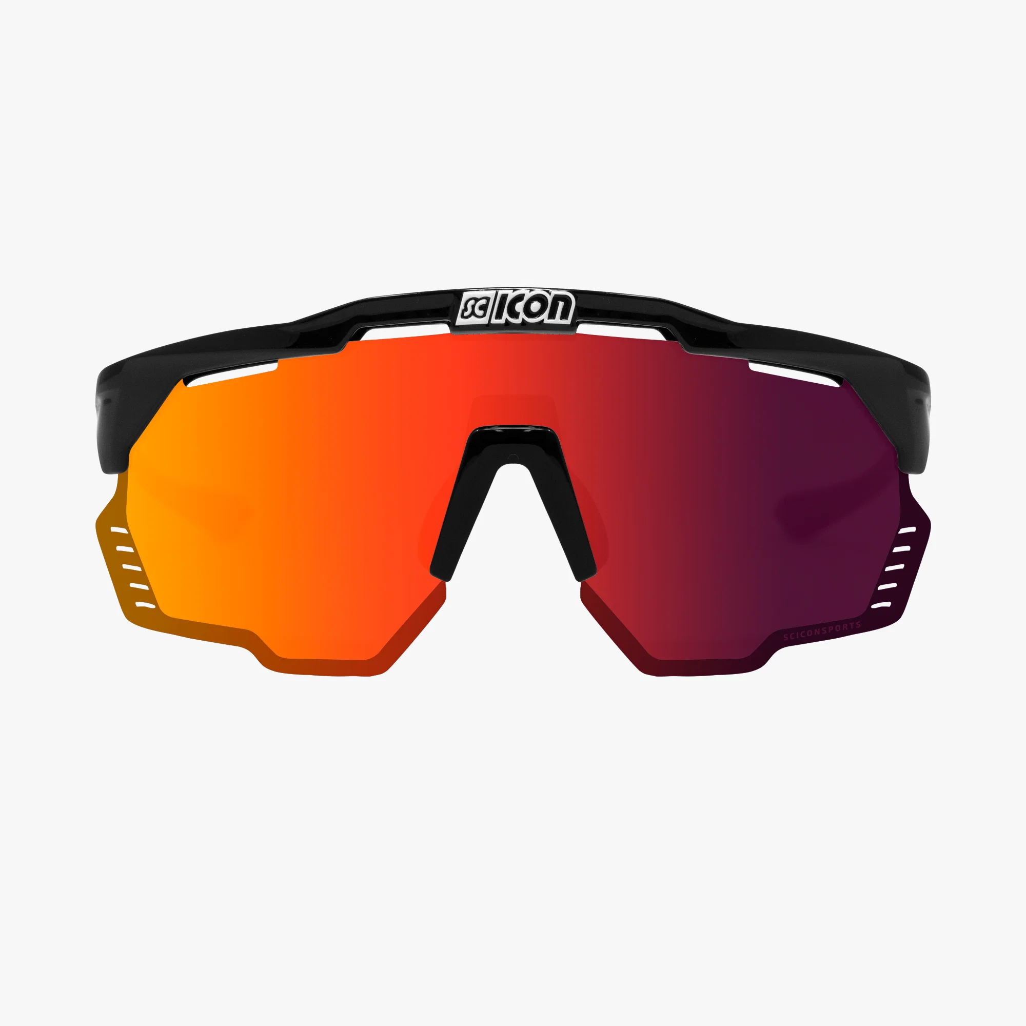 Gogle SCICON AEROSHADE KUNKEN Black Multimirror Red - Image 2