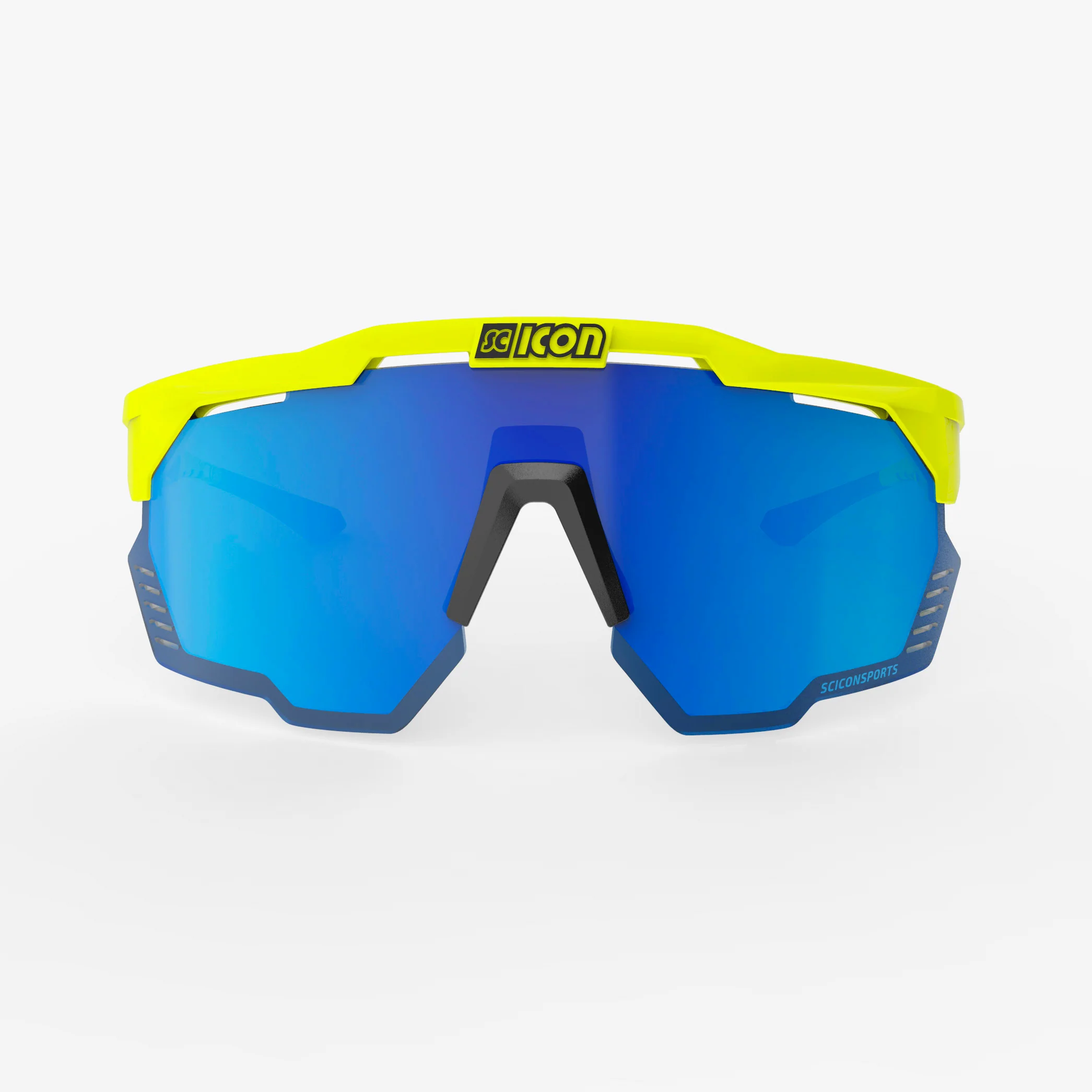 Gogle SCICON AEROSHADE KUNKEN Fluo Yellow Multimirror Blue - Image 2